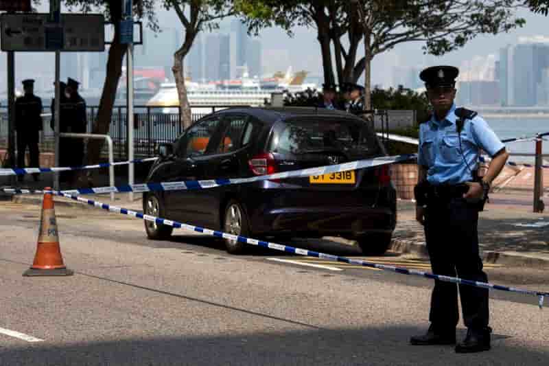 Rare agression d'un journaliste à Hong Kong