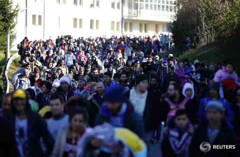 Arrivee record de migrants en europe en octobre