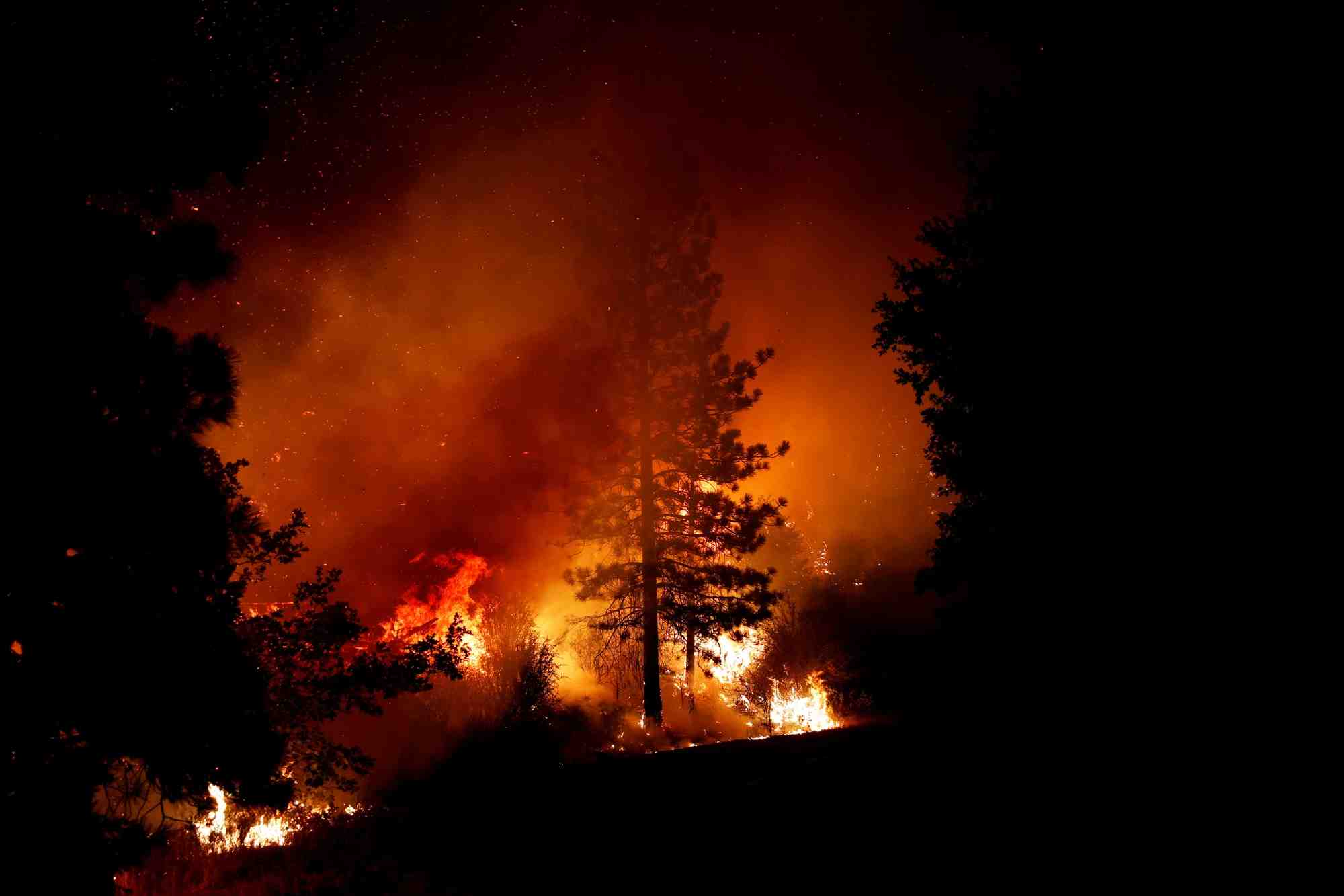 incendie, Oregon, Etats-Unis