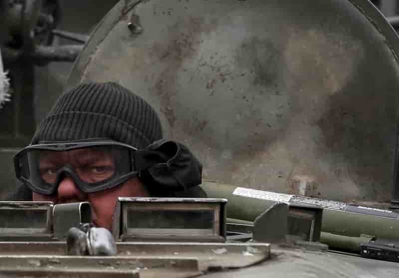 Moscou s'inquiete de l'arrivee d'instructeurs americains en ukraine