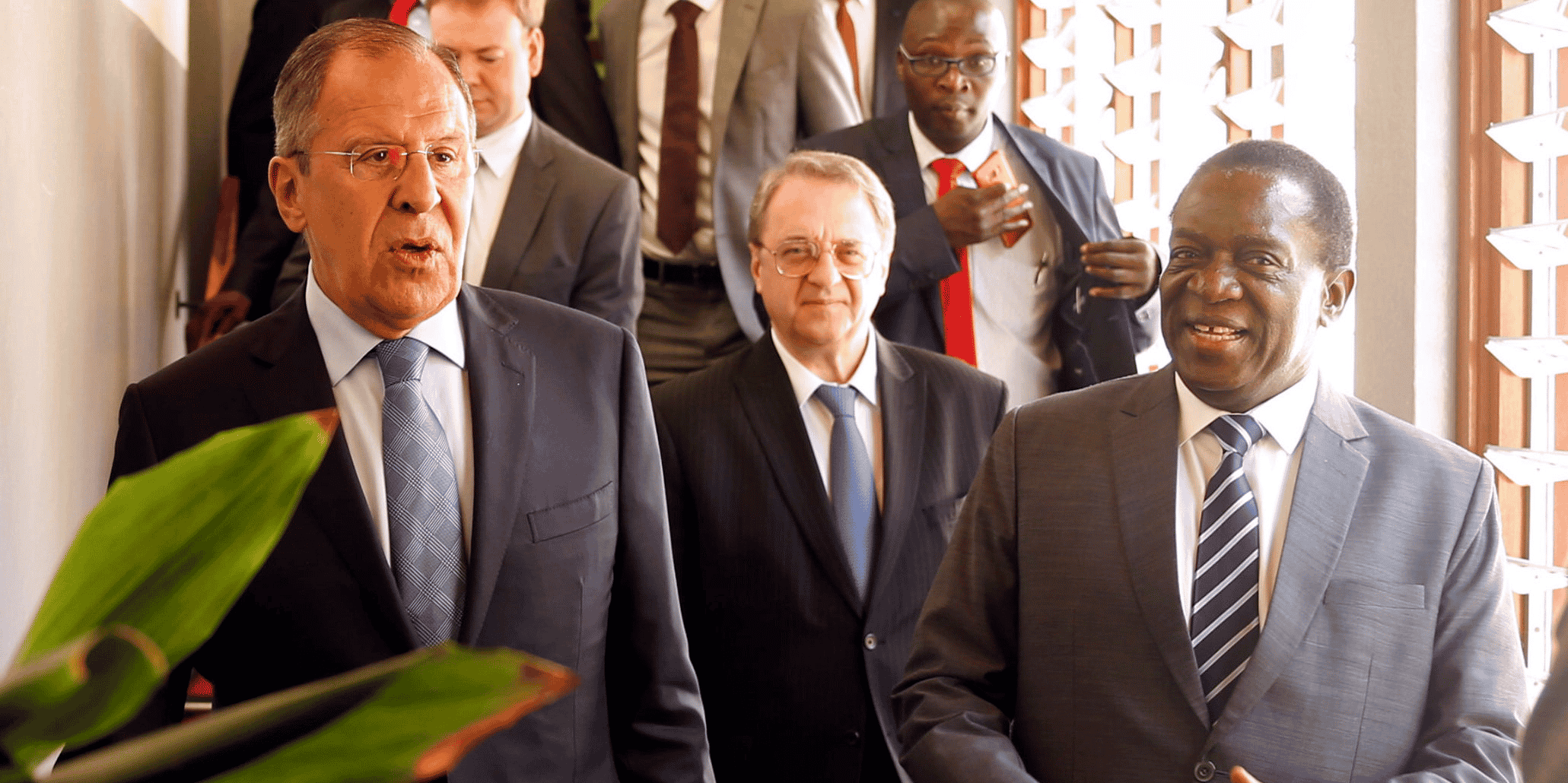 Mnagagwa Lavrov