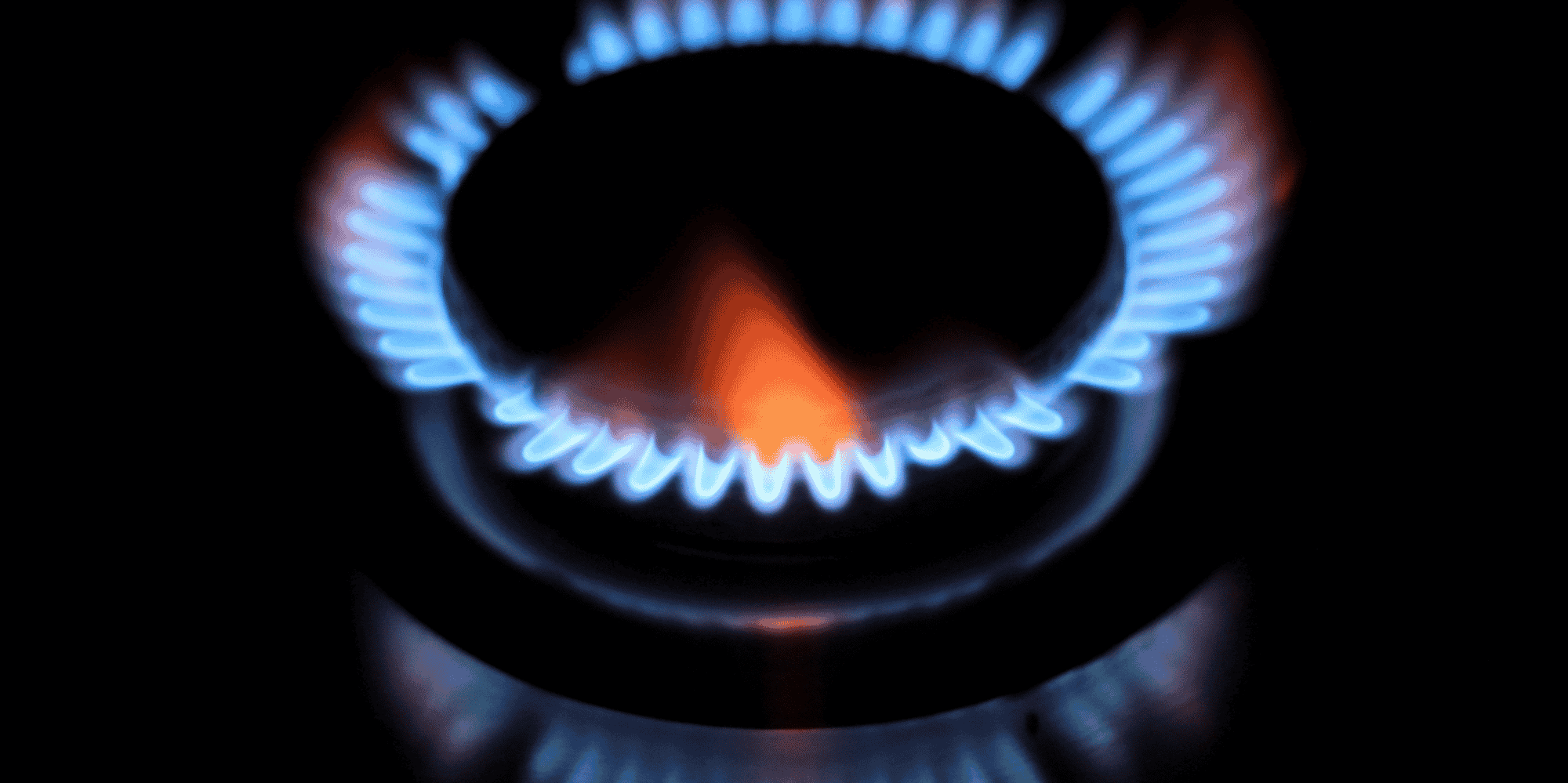 Photo d'archives d'un bruleur a gaz