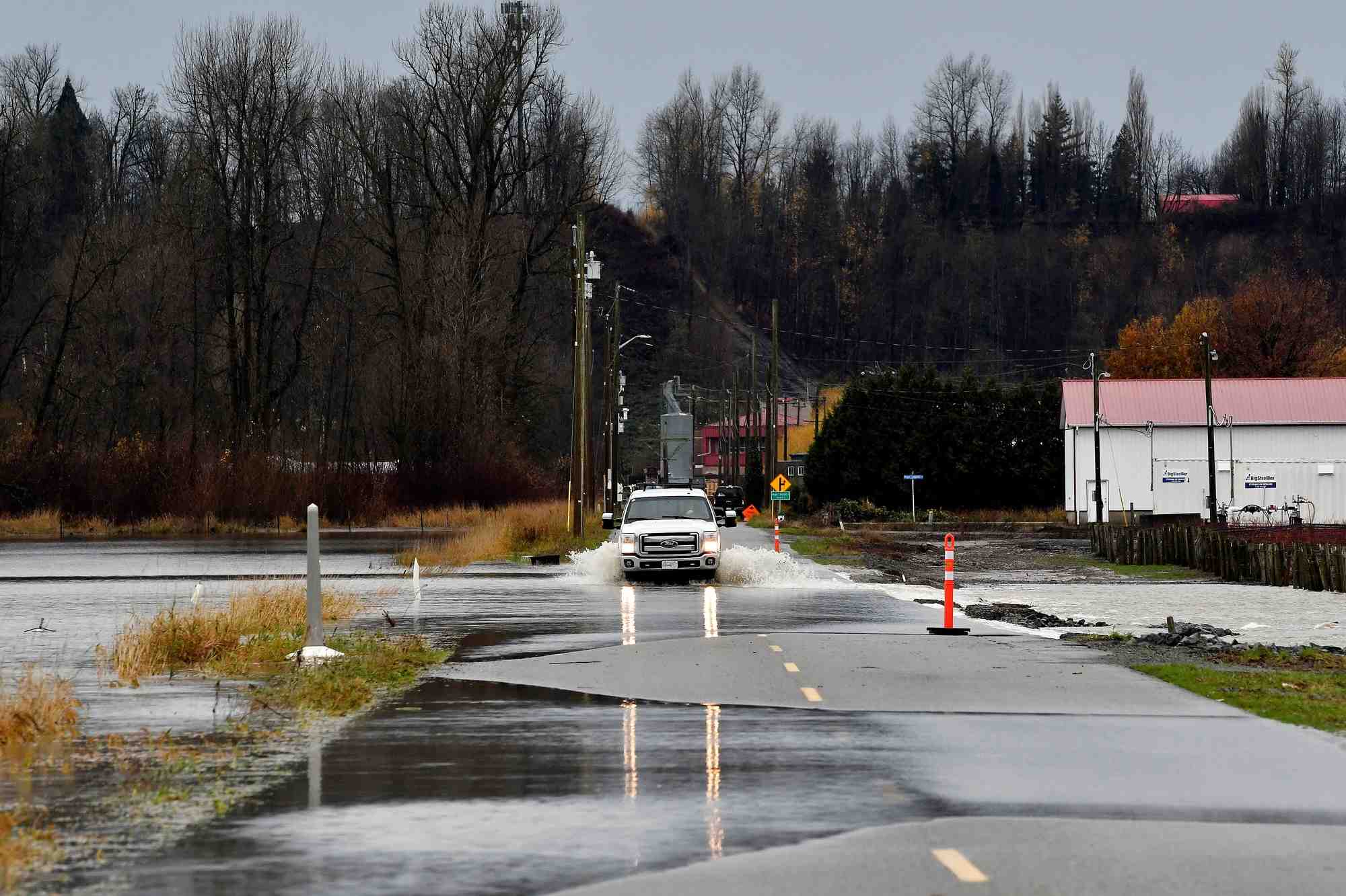 Inondations en colombie-britannique