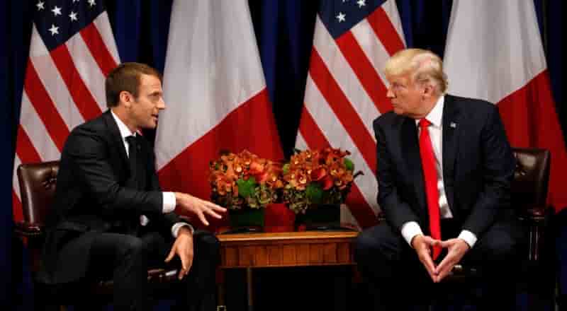 Macron va offrir une bouture de chene du bois belleau a trump