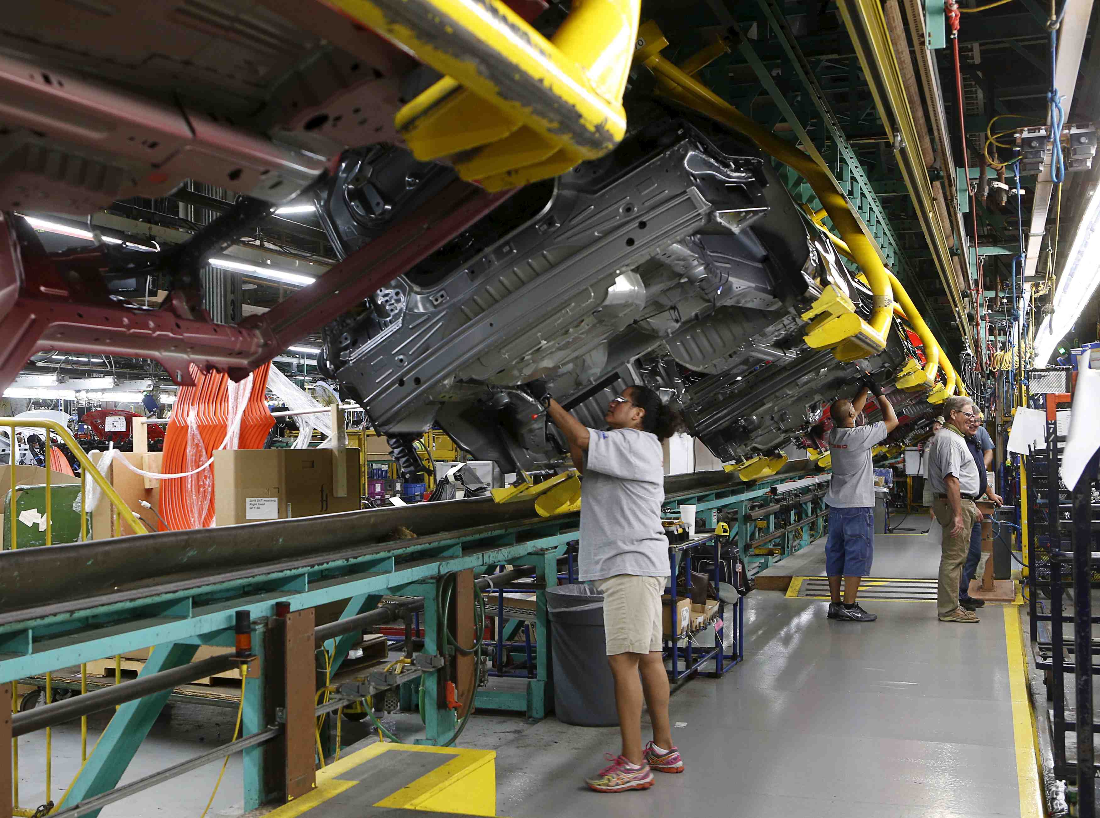 Usa: baisse plus forte qu'attendu de la production industrielle