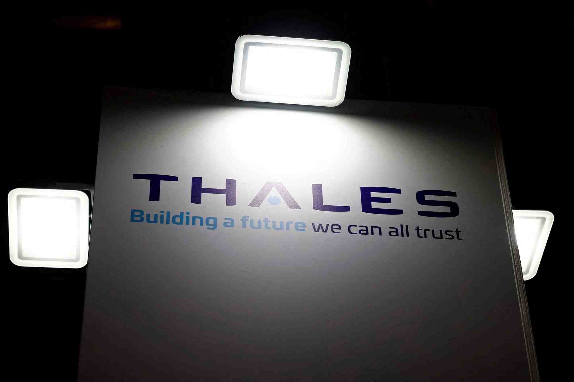 Le logo du groupe francais thales