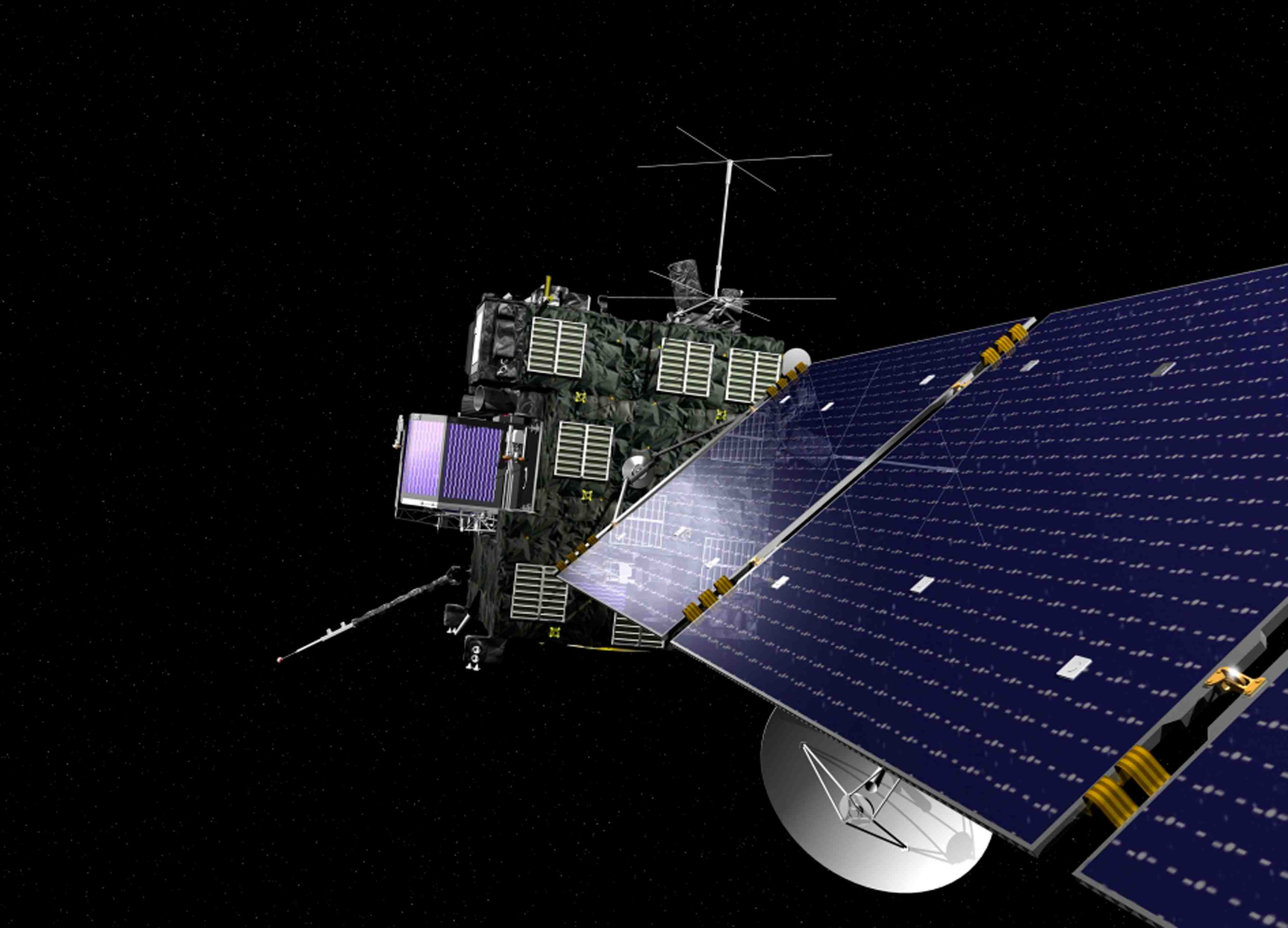 Rosetta poursuit l'etude de la comete "tchouri"