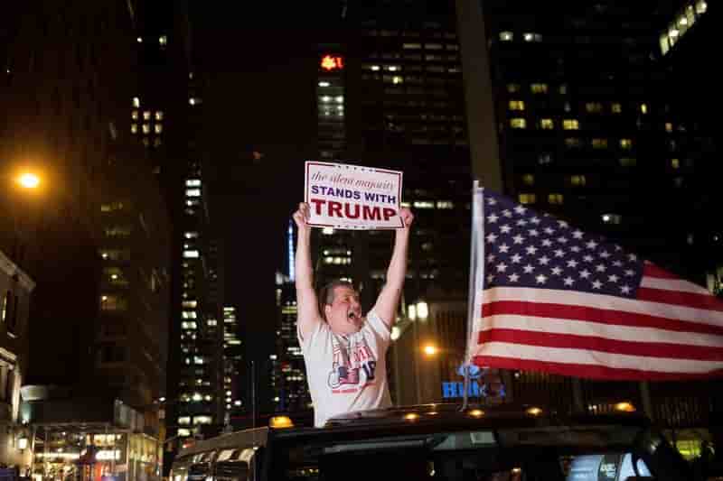 Trump remporte l'election presidentielle