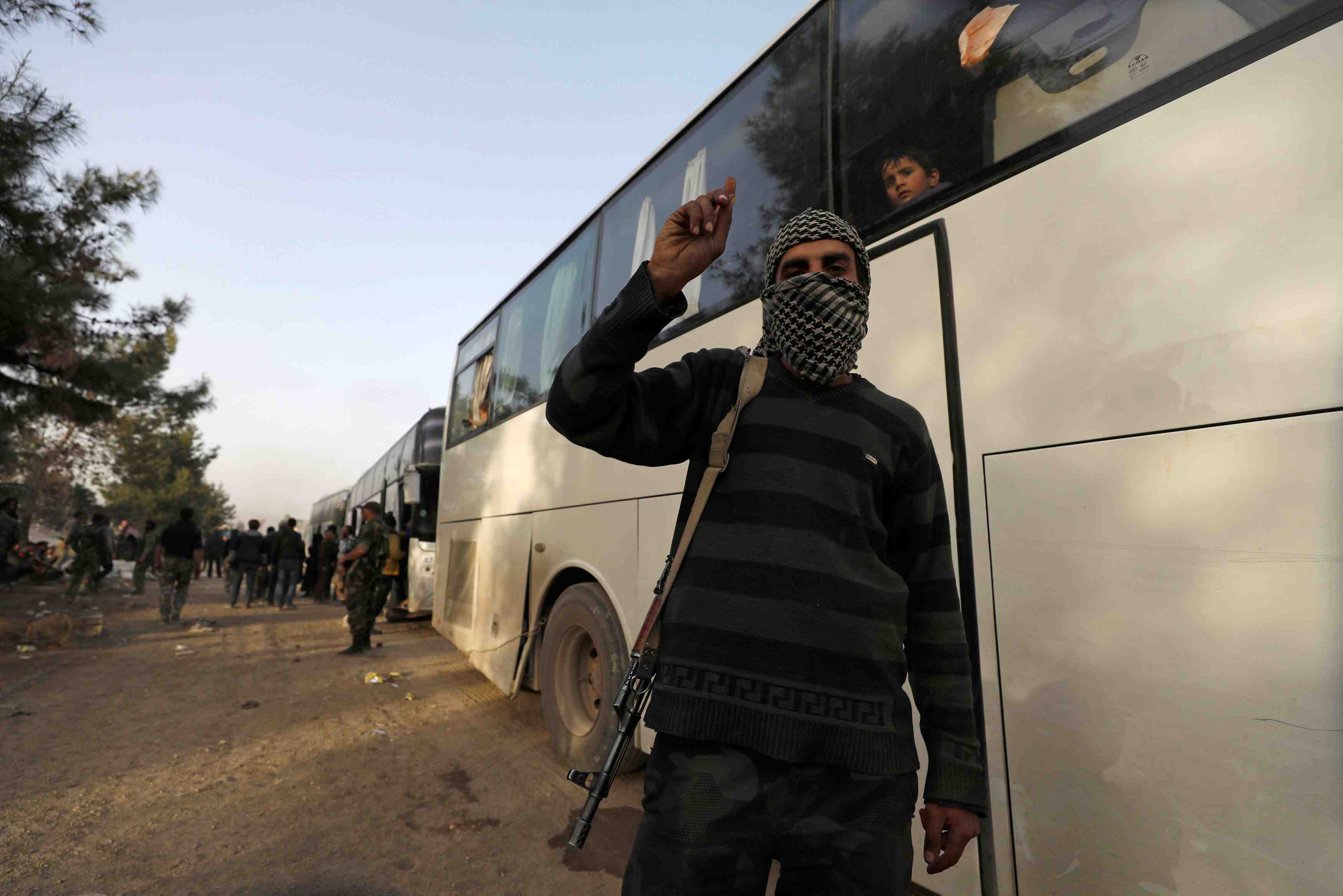 Pres de 7.000 nouveaux departs depuis la ghouta orientale