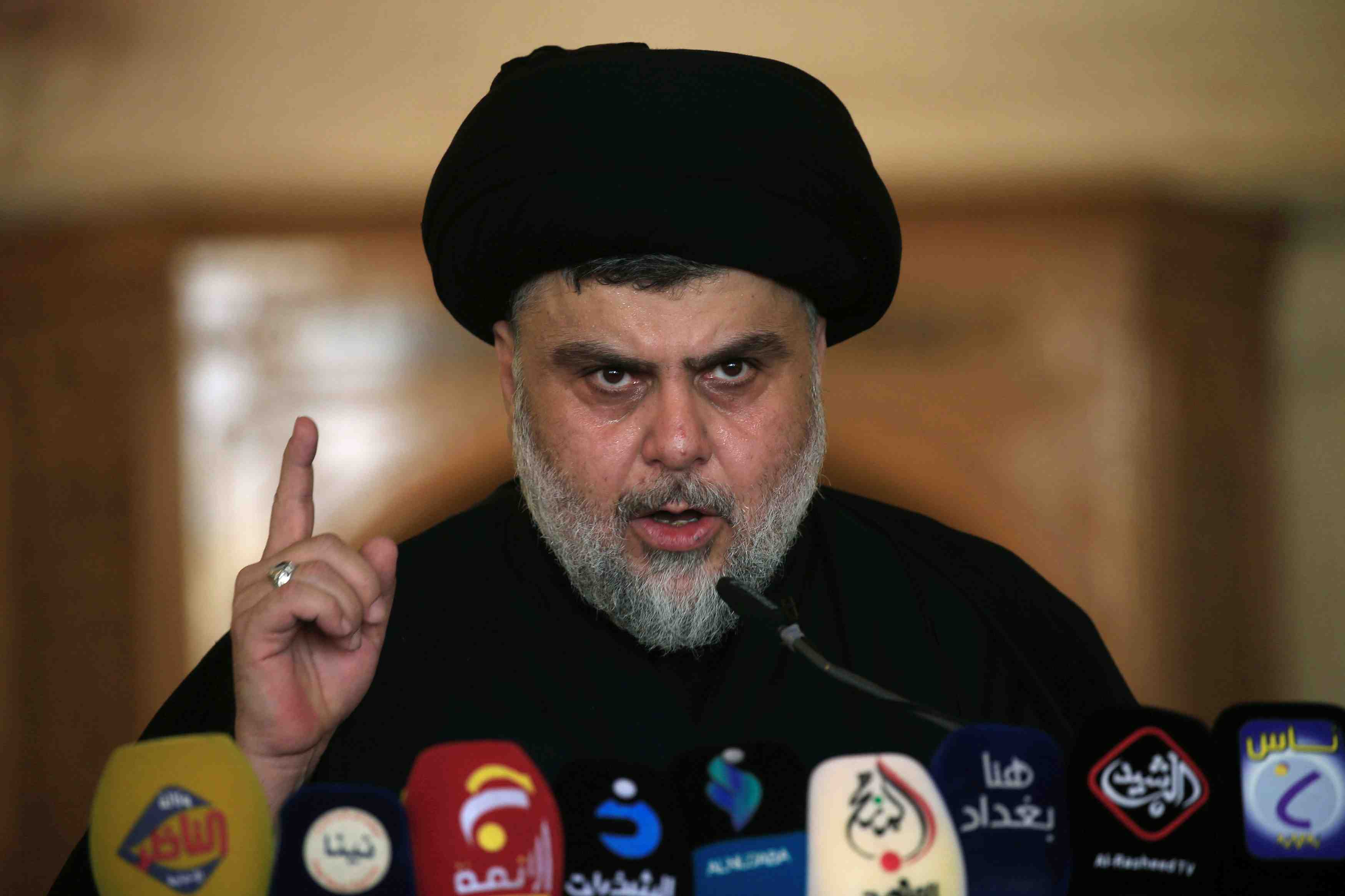 Irak: l'iman chiite moktada sadr appelle a un retour a la normale