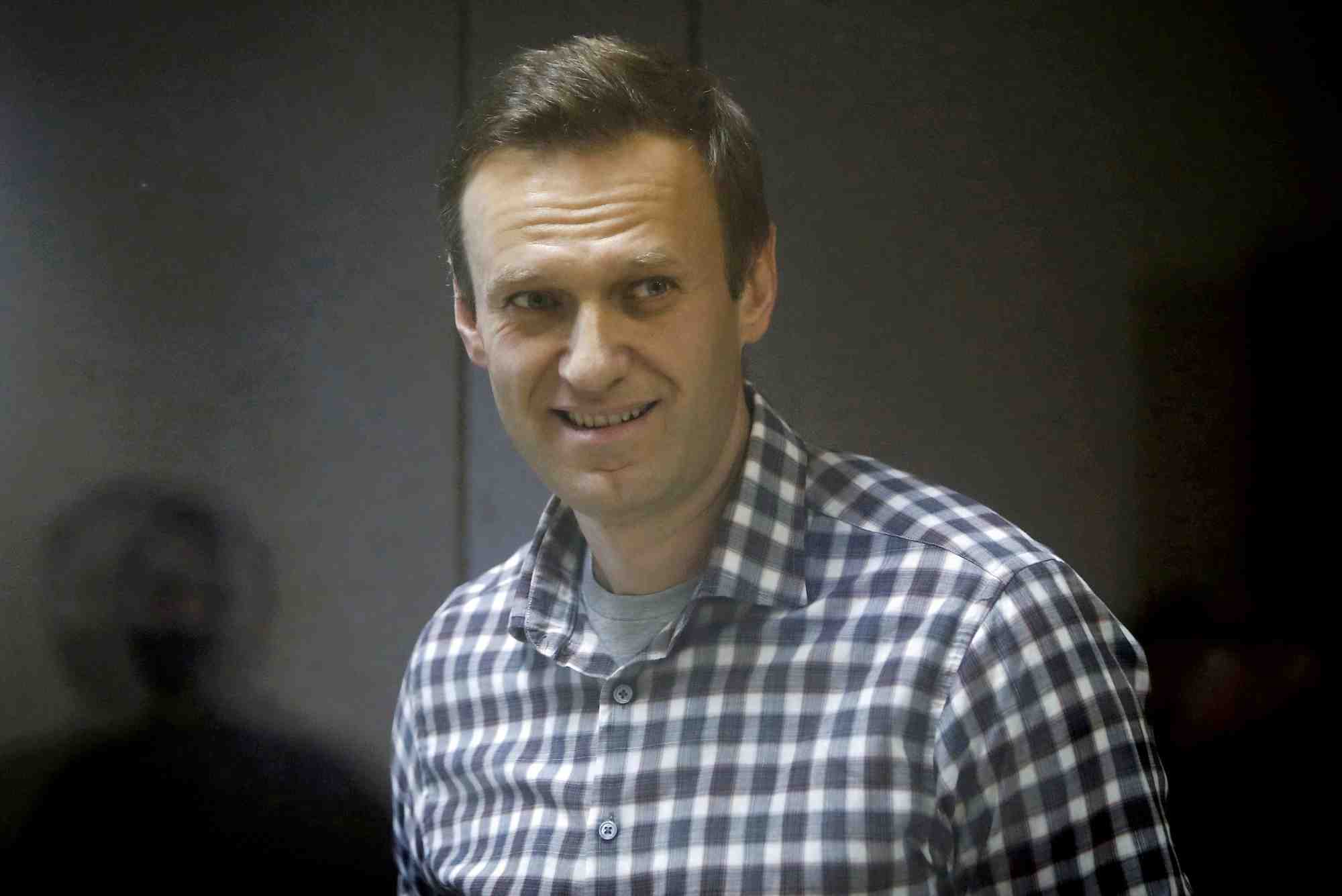L'opposantau kremlin alexei navalny lors d'une audience a moscou