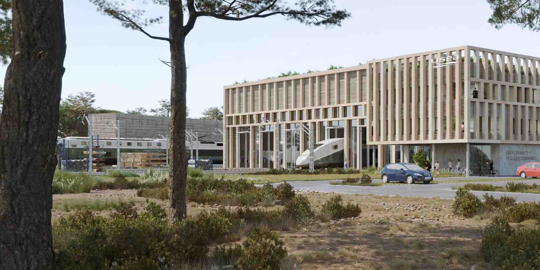 Le futur site de maintenance ferroviaire de Lisea entre en chantier au sud de Bordeaux pour favoriser l'ouverture à la concurrence sur la ligne à grande vitesse Tours-Bordeaux.