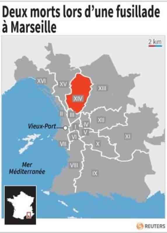 Deux morts lors d'une fusillade a marseille
