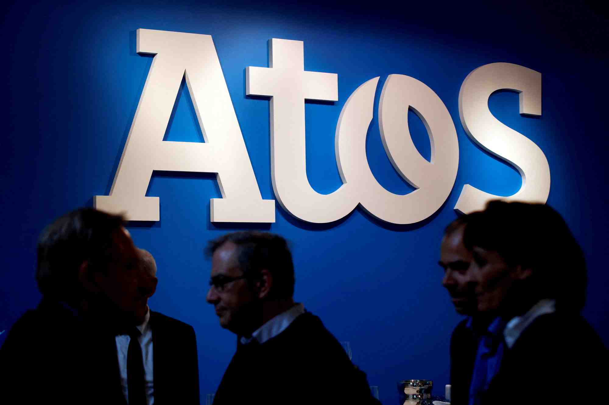 Photo d'archives du logo d'atos