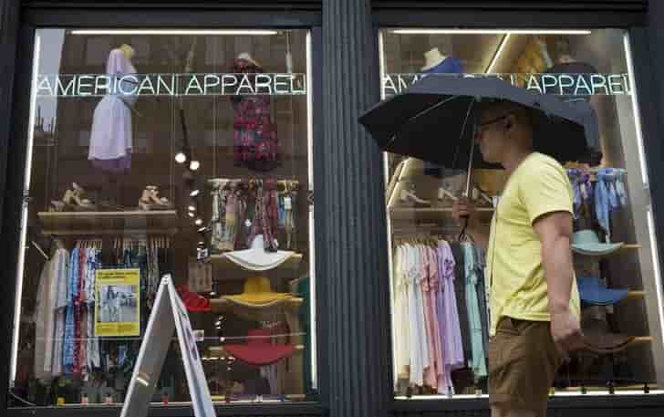 American apparel en difficulte a wall street