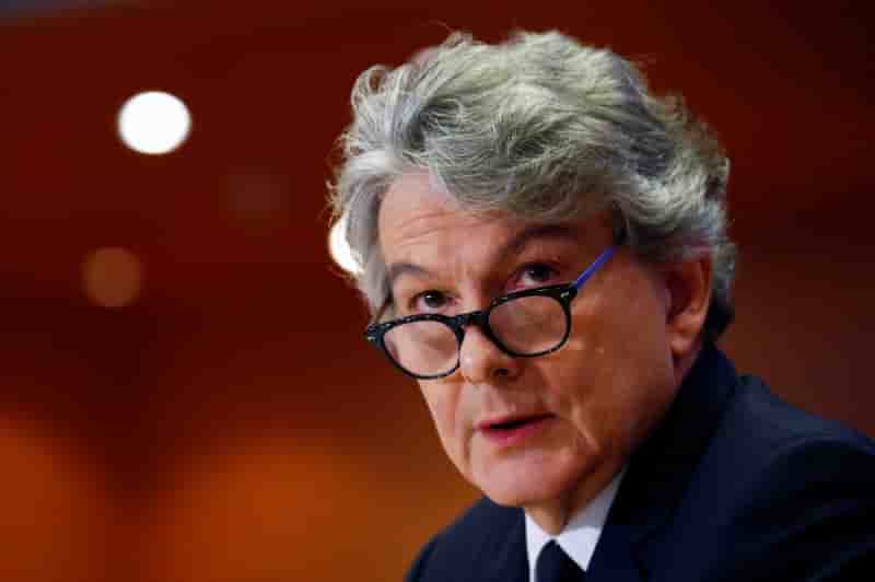 Recourir a l'europe ne retardera pas le developpement de la 5g, selon breton