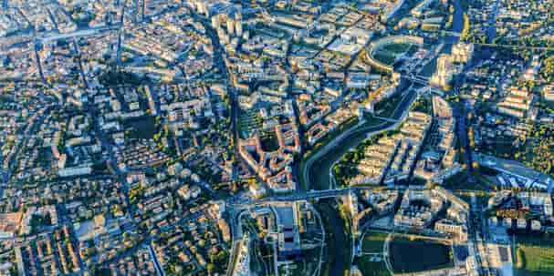 Le coeur de ville de Montpellier.