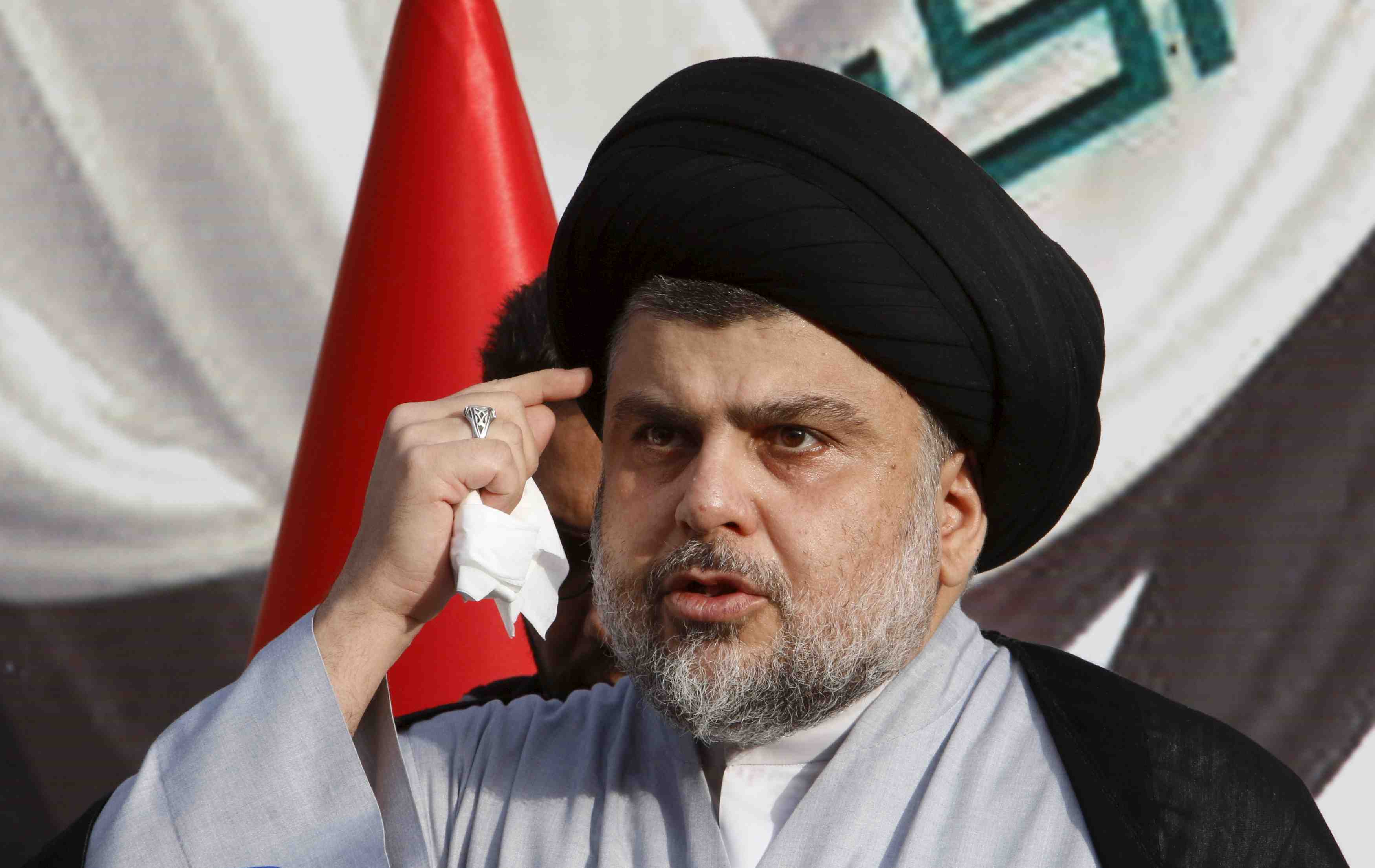 Moktada sadr rejoint les manifestants chiites a bagdad