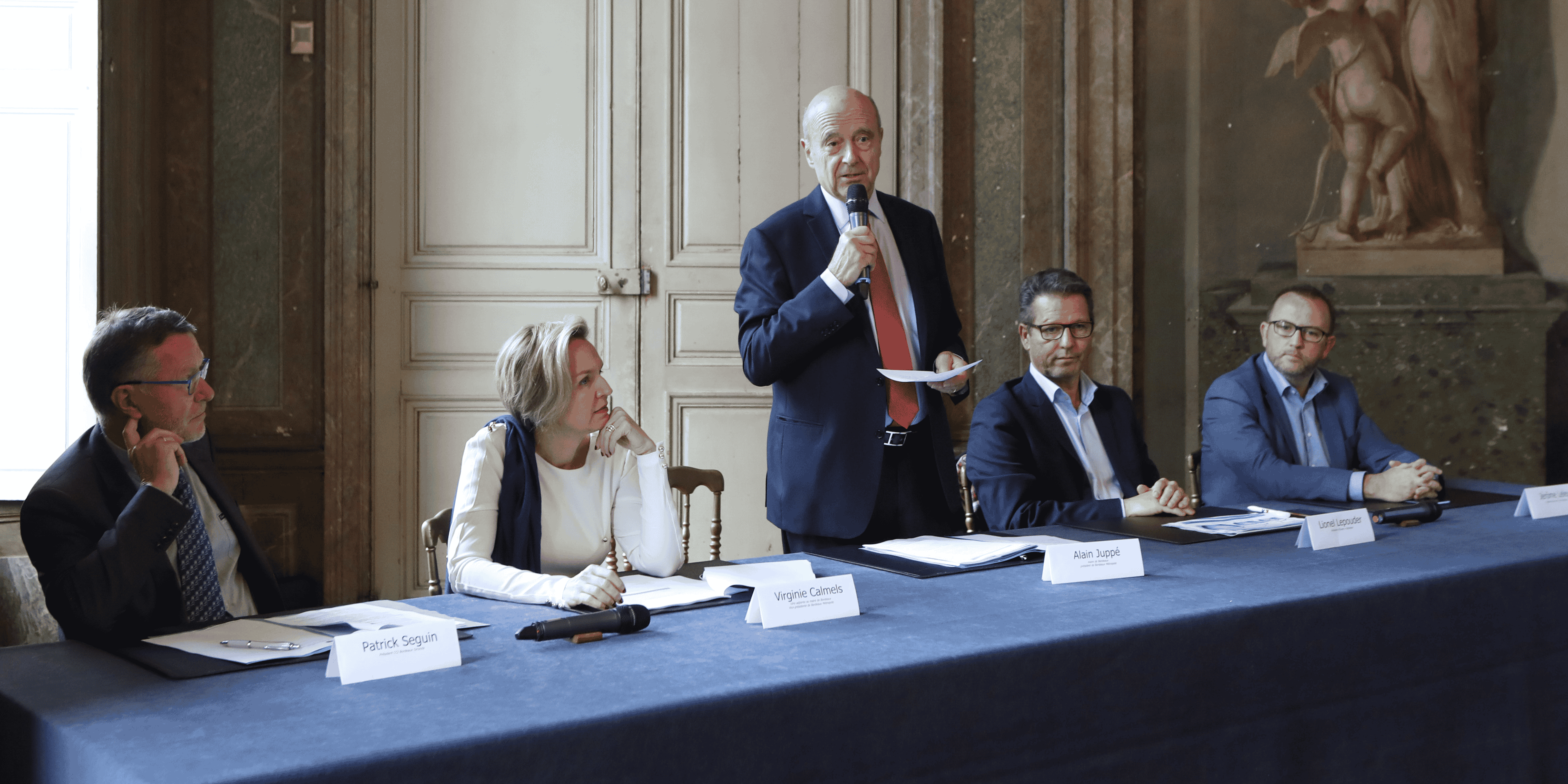 Conf de presse Emploi mairie de Bordeaux