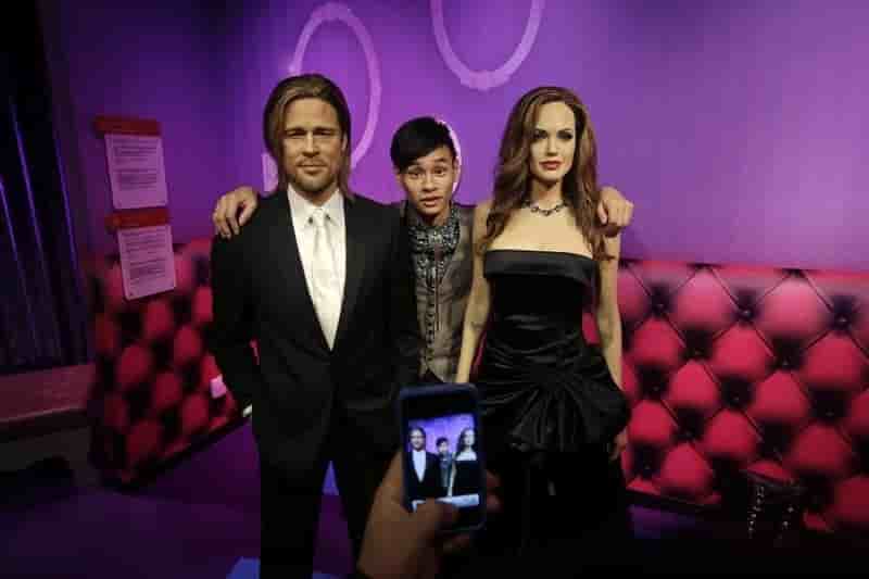 Divorce aussi pour angelina jolie et brad pitt chez madame tussauds