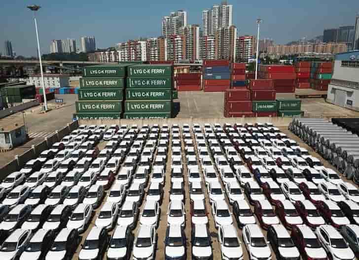 Le marche auto chinois recule