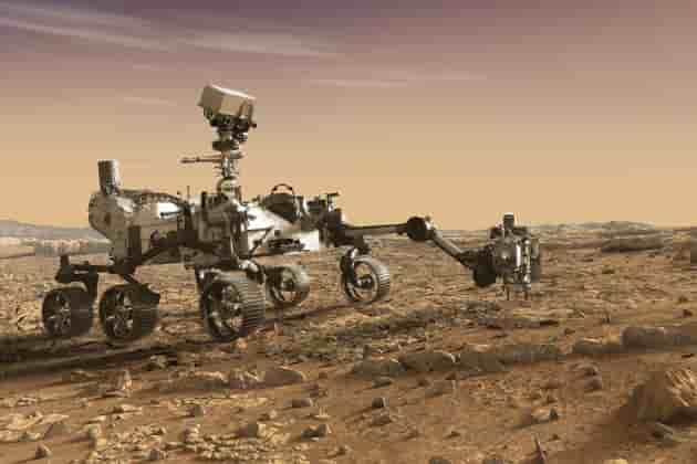 Rover Perseverance sur Mars