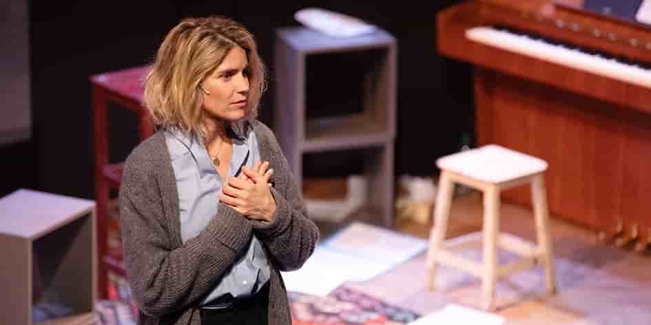 Alice Taglioni lors de la seconde représentation de « Vel’ d’Hiv », jeudi au Théâtre Antoine, à Paris.