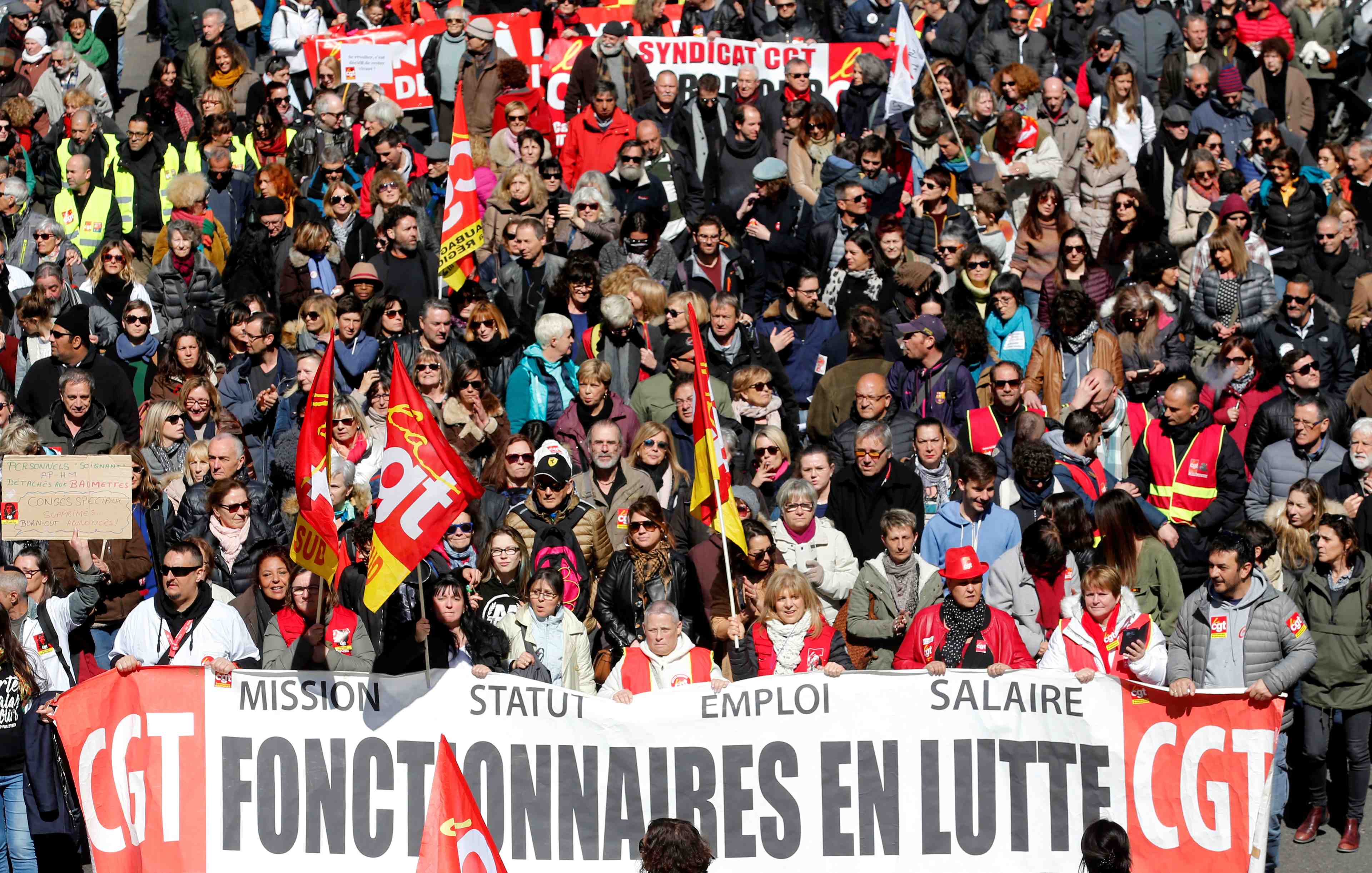 Nouvelle journee de mobilisation des fonctionnaires le 22 mai