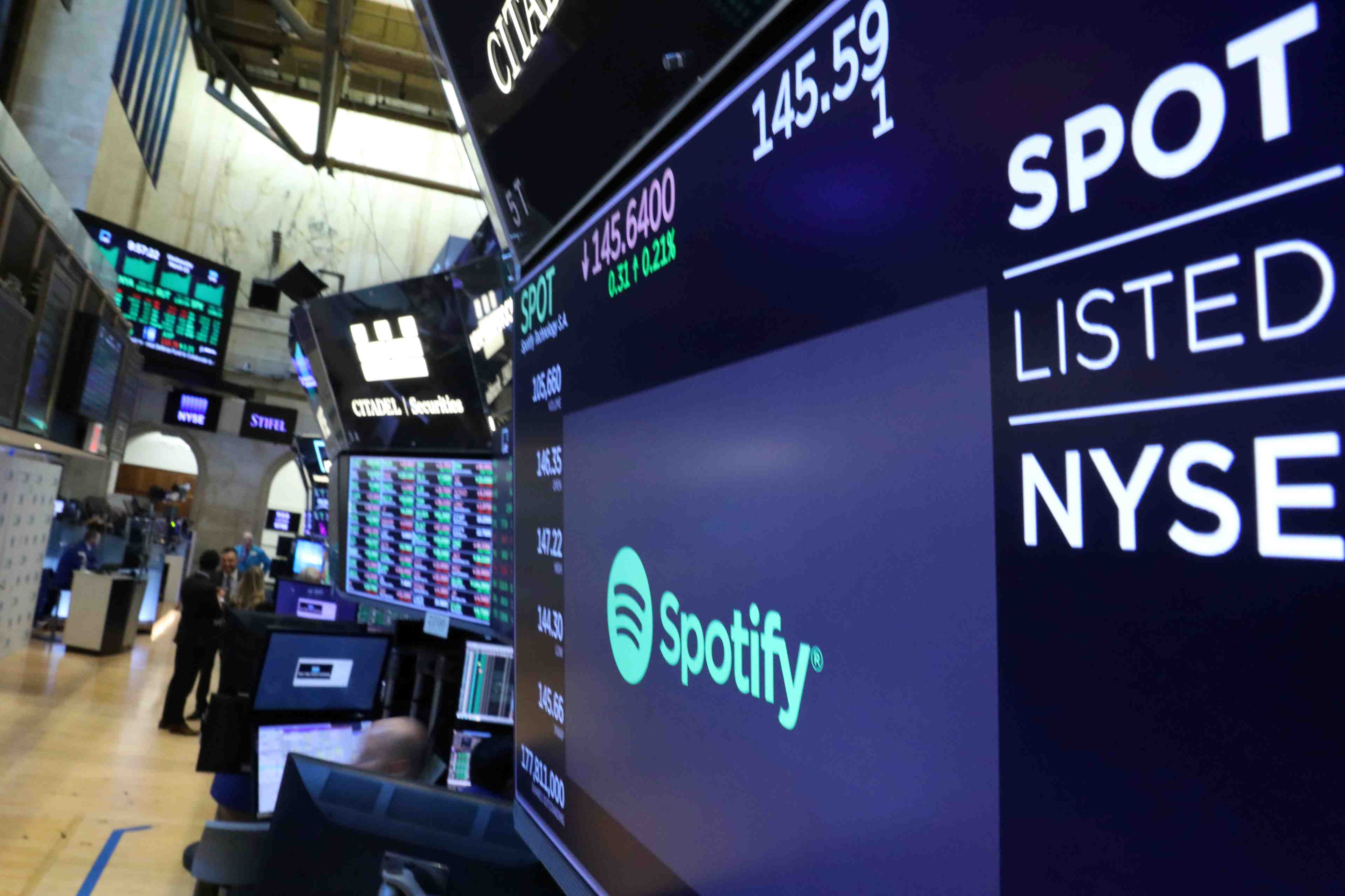 Spotify: benefice surprise au 3eme trimestre, hausse des abonnements payants