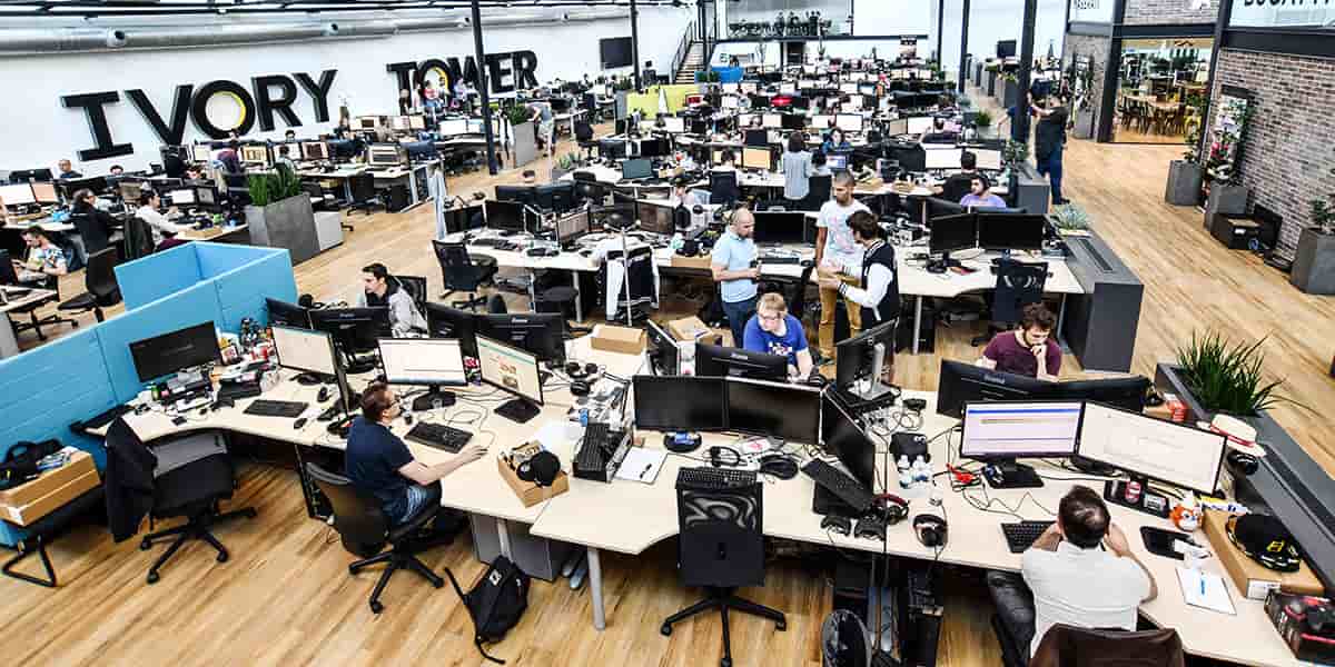 Dans les studios de développement d’Ubisoft, à Villeurbanne (Rhône).