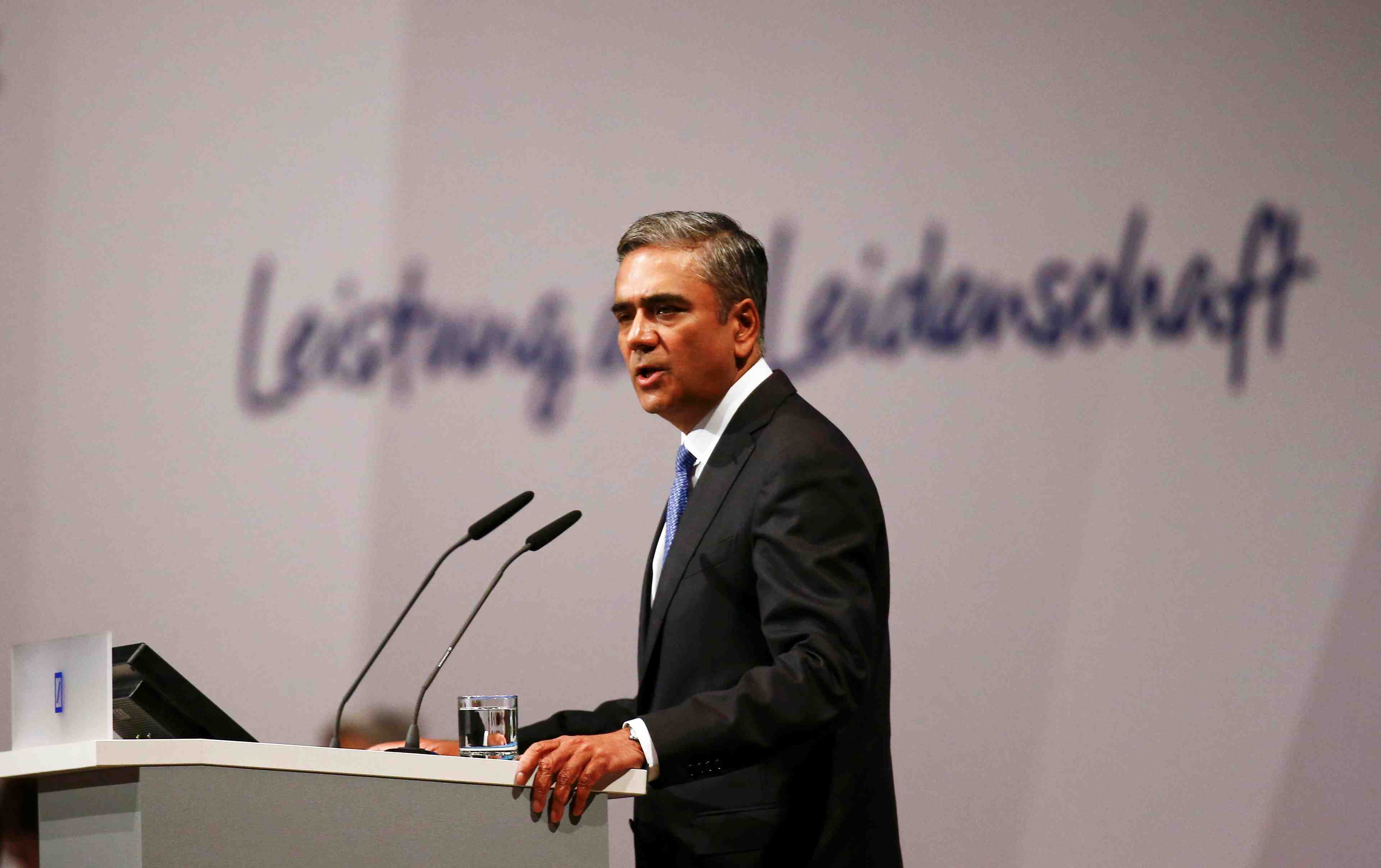Deutsche bank mise sur son co-president anshu jain