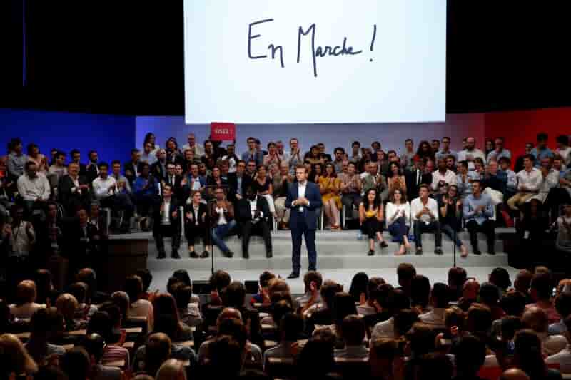 Macron meilleur candidat de la gauche pour les francais selon un sondage odoxa
