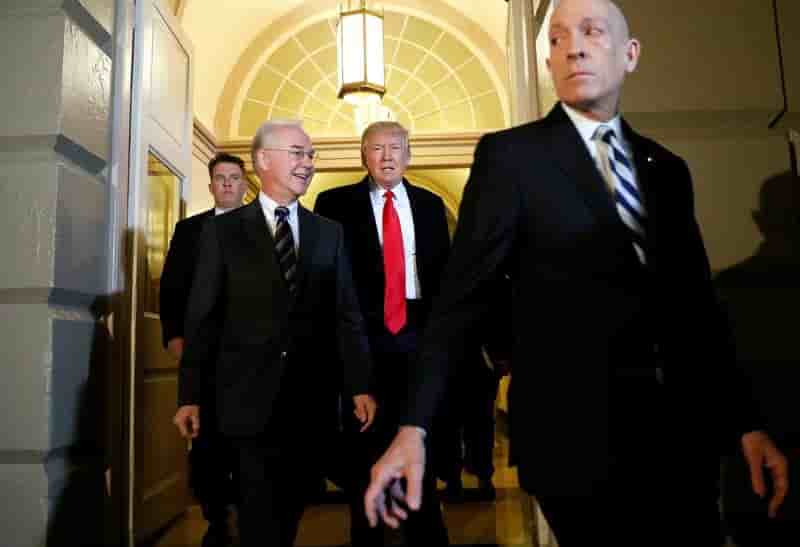 Trump presse les elus republicains sur la reforme de l'obamacare