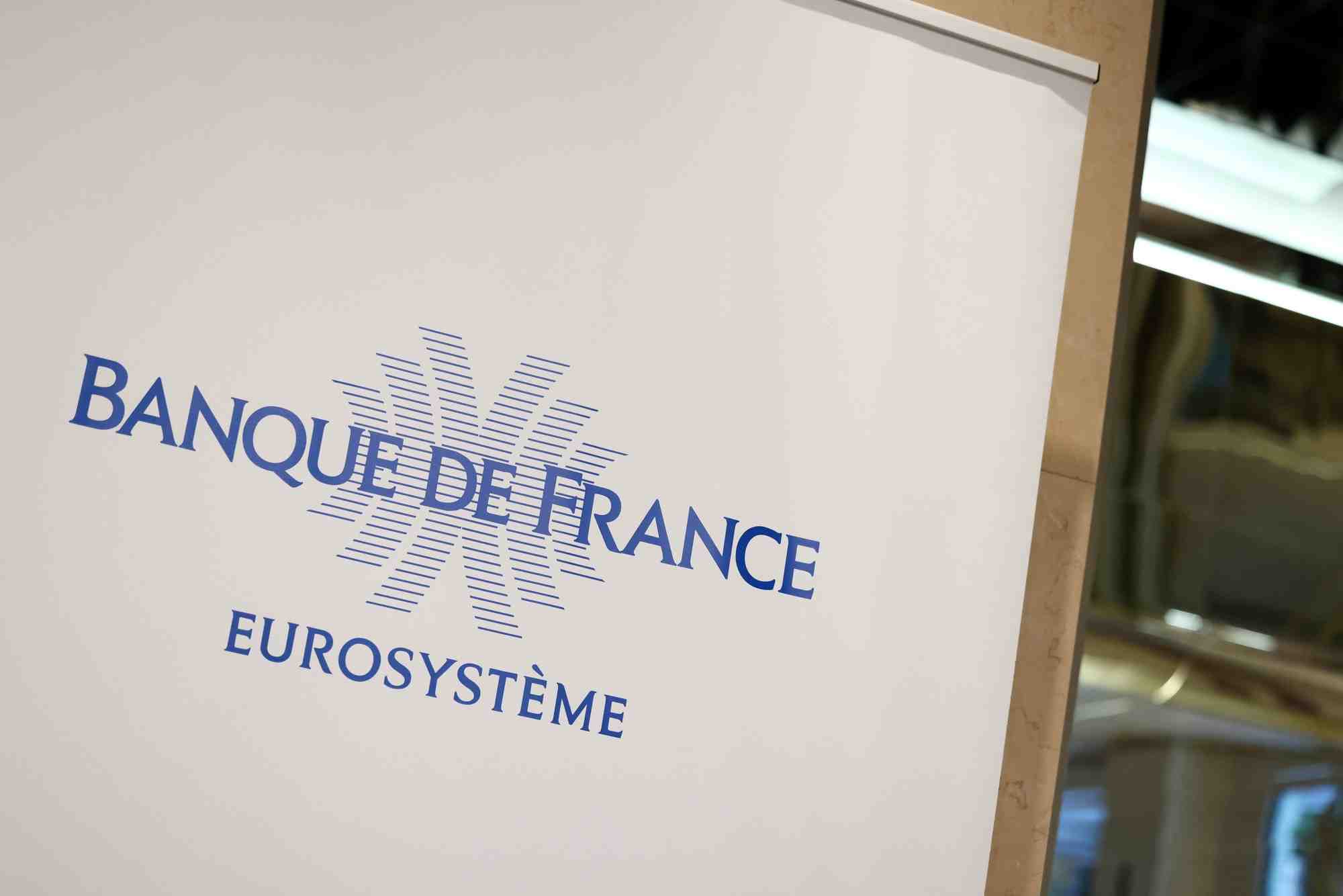 Un logo de la banque de france a paris
