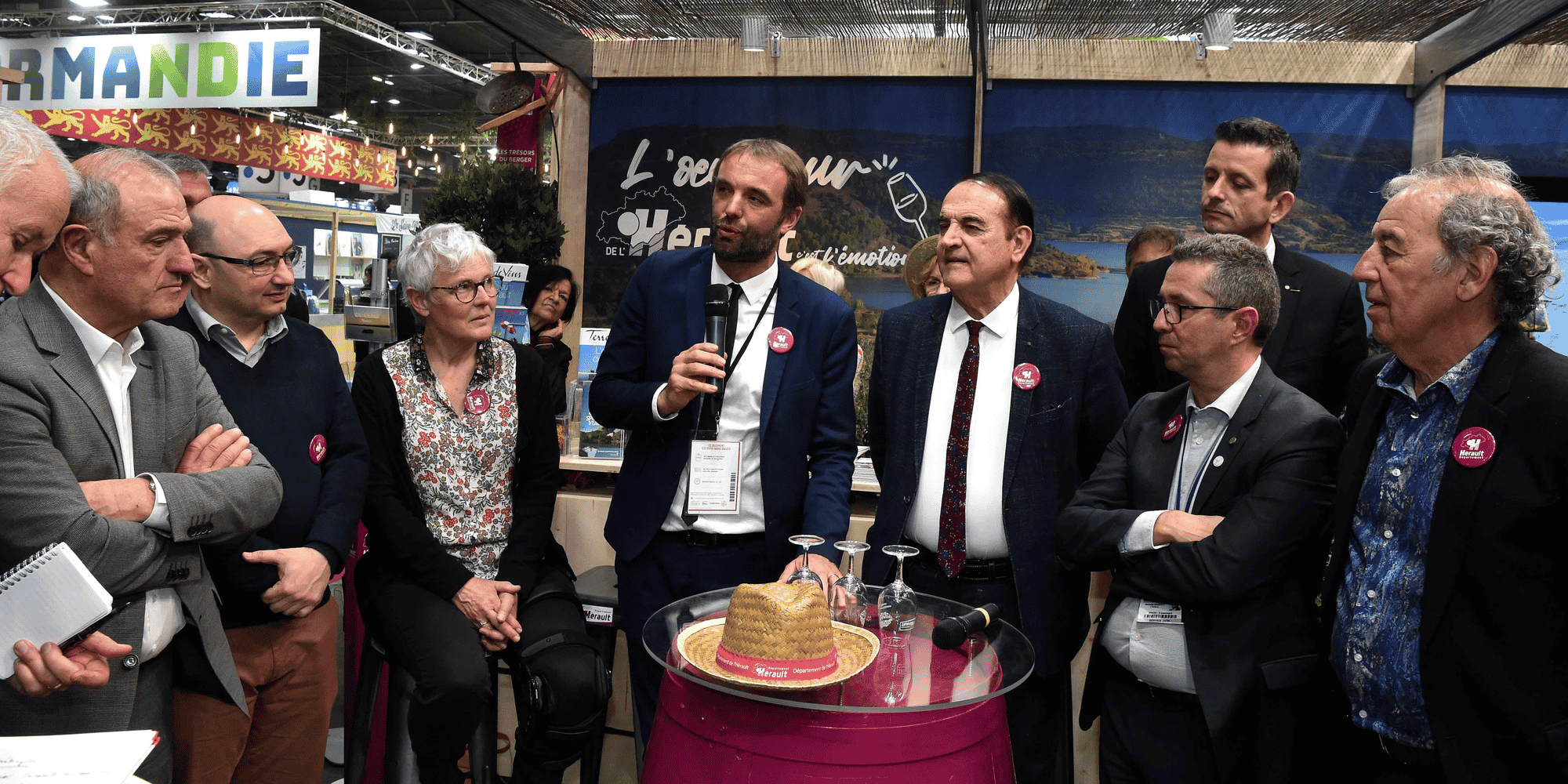 Le président de la Métropole de Montpellier Michaël Delafosse a créé un Pôle vin fin 2021.
