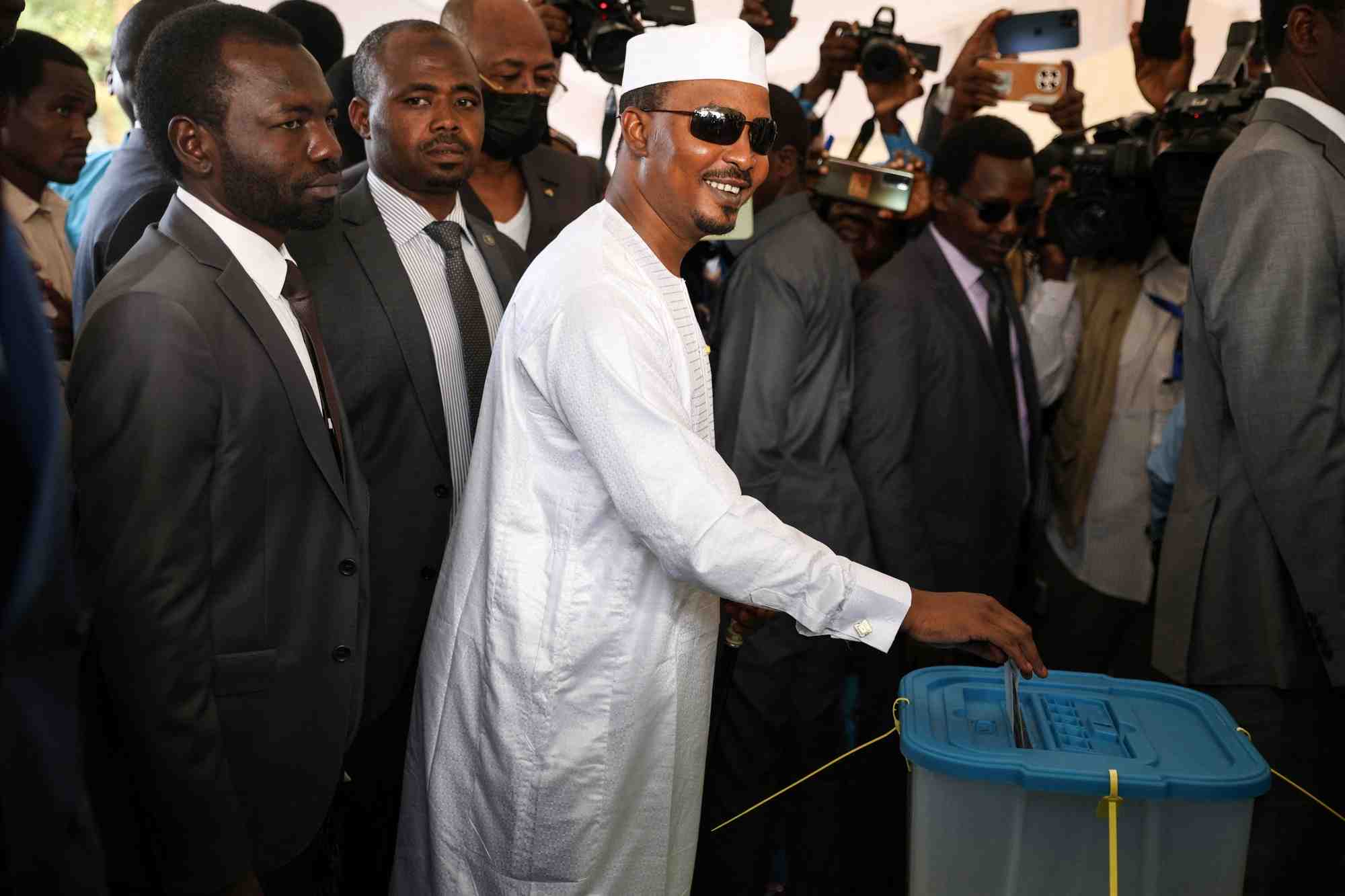 Le vainqueur de l'election presidentielle au tchad, mahamat idriss deby