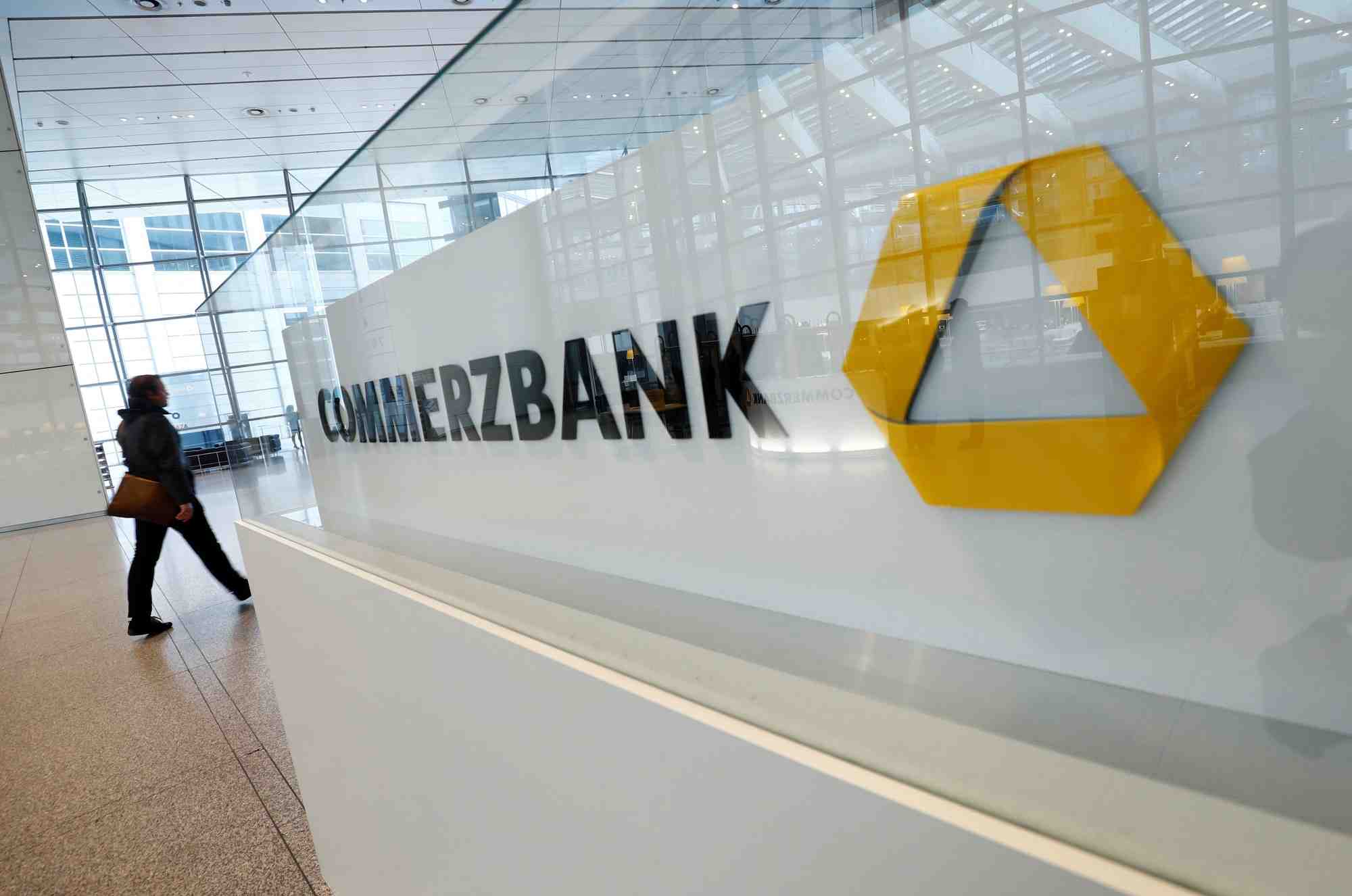 Siege social de commerzbank a francfort, en allemagne