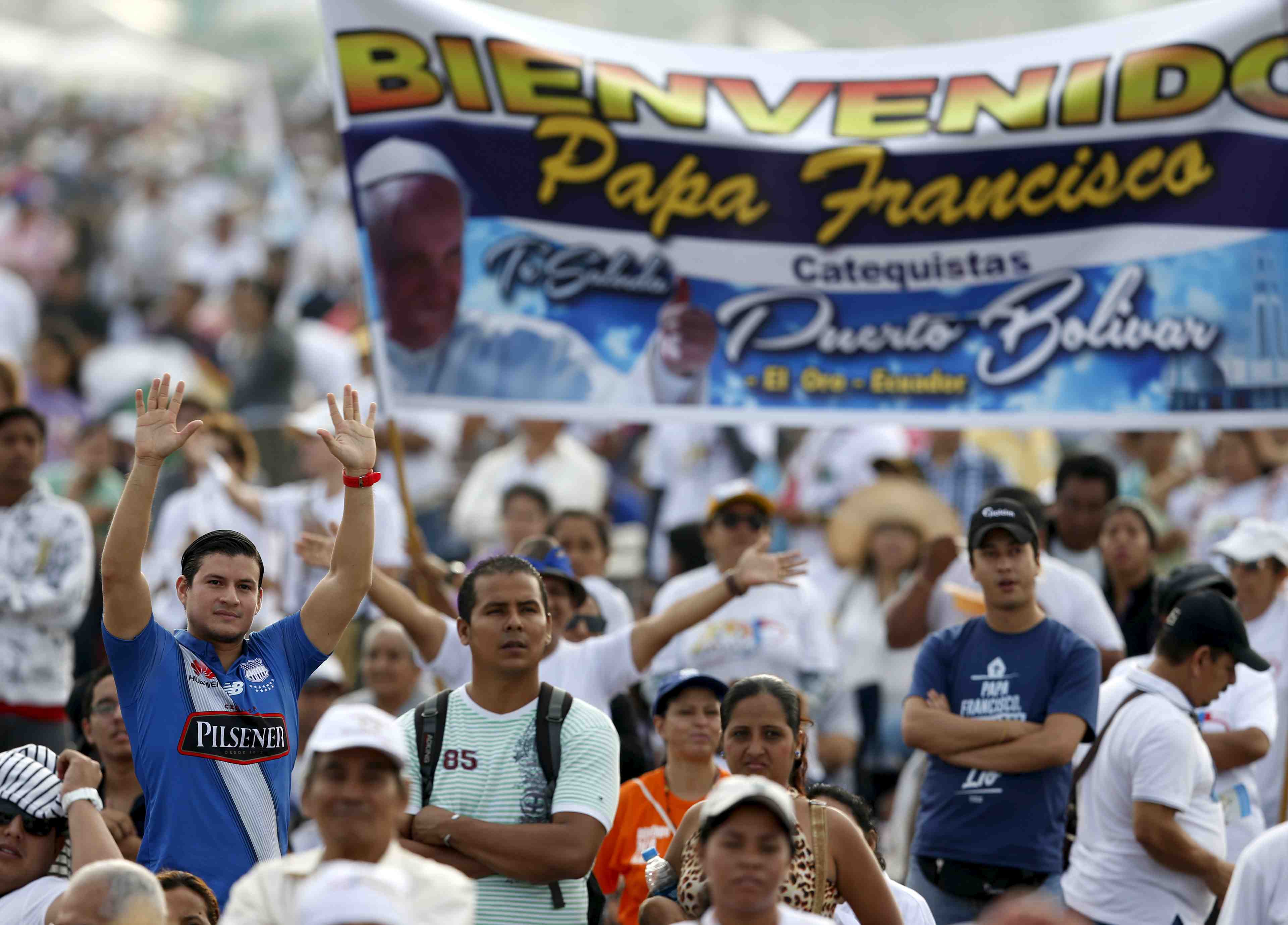 Le pape francois va celebrer une messe a guayaquil en equateur