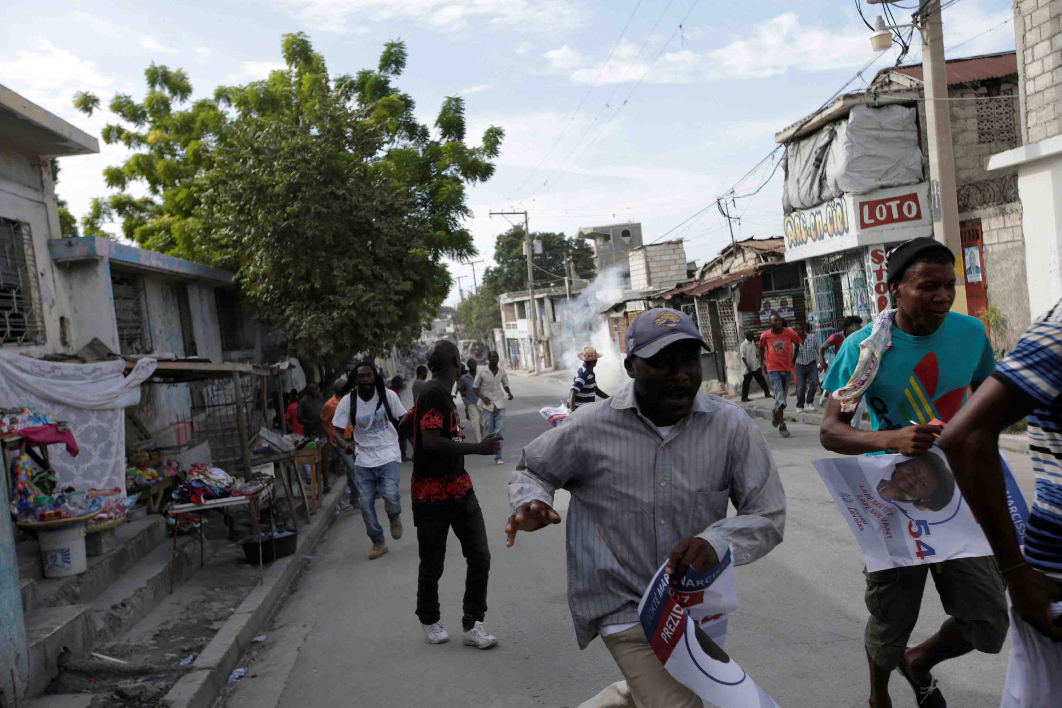 Deuxieme journee de tensions a haiti