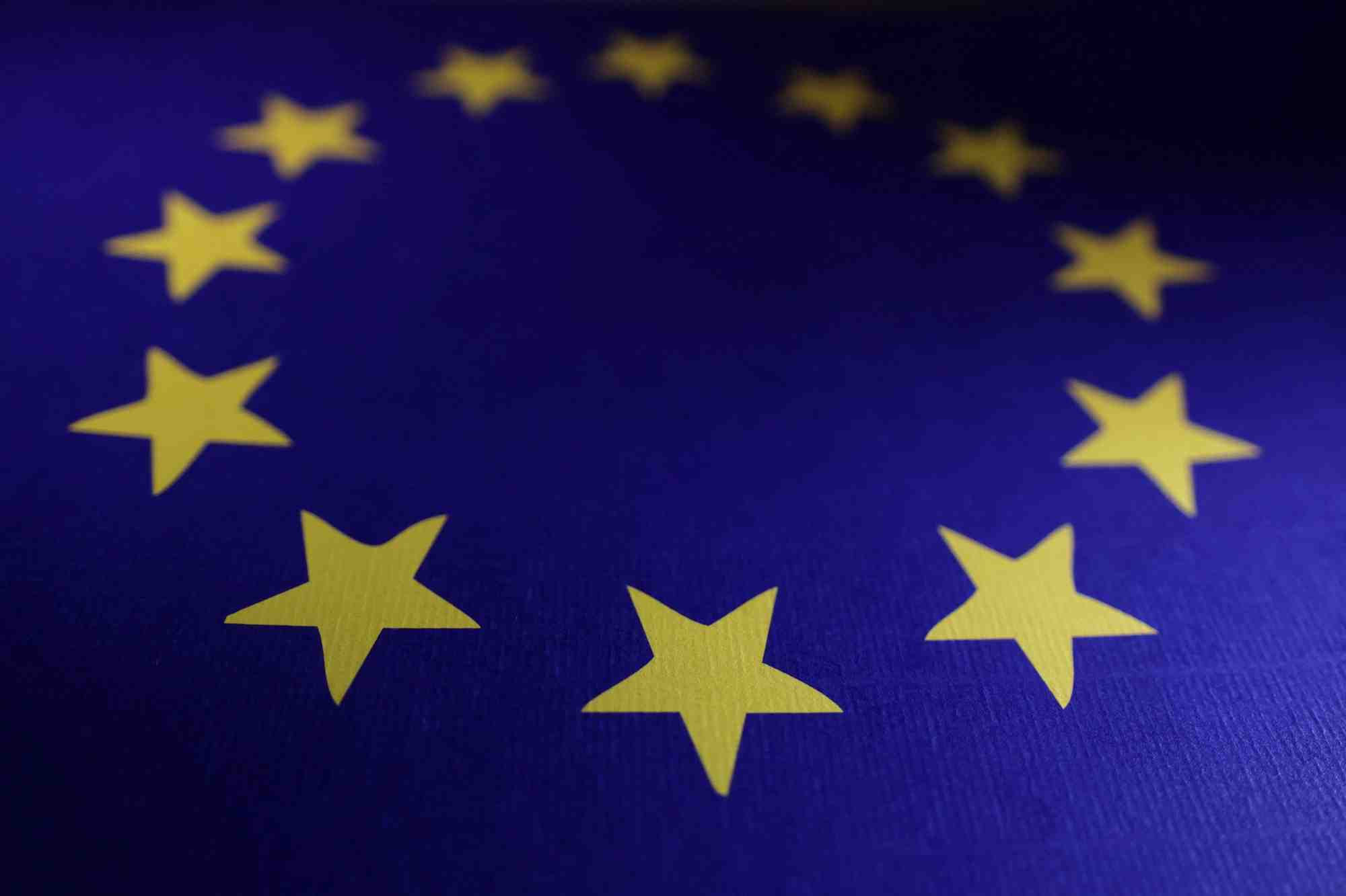 Le drapeau de l'union europeenne