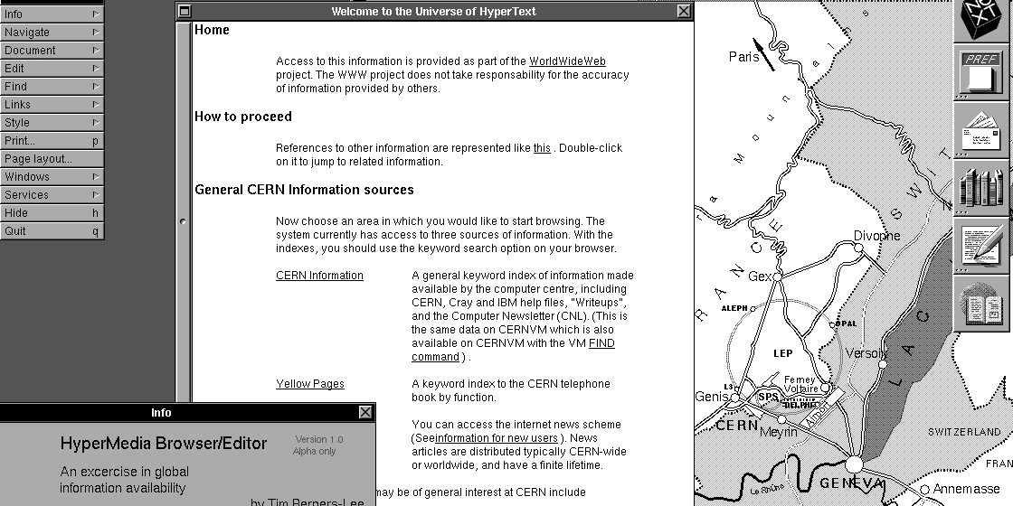 Navigateur web crée par Tim Berners-Lee