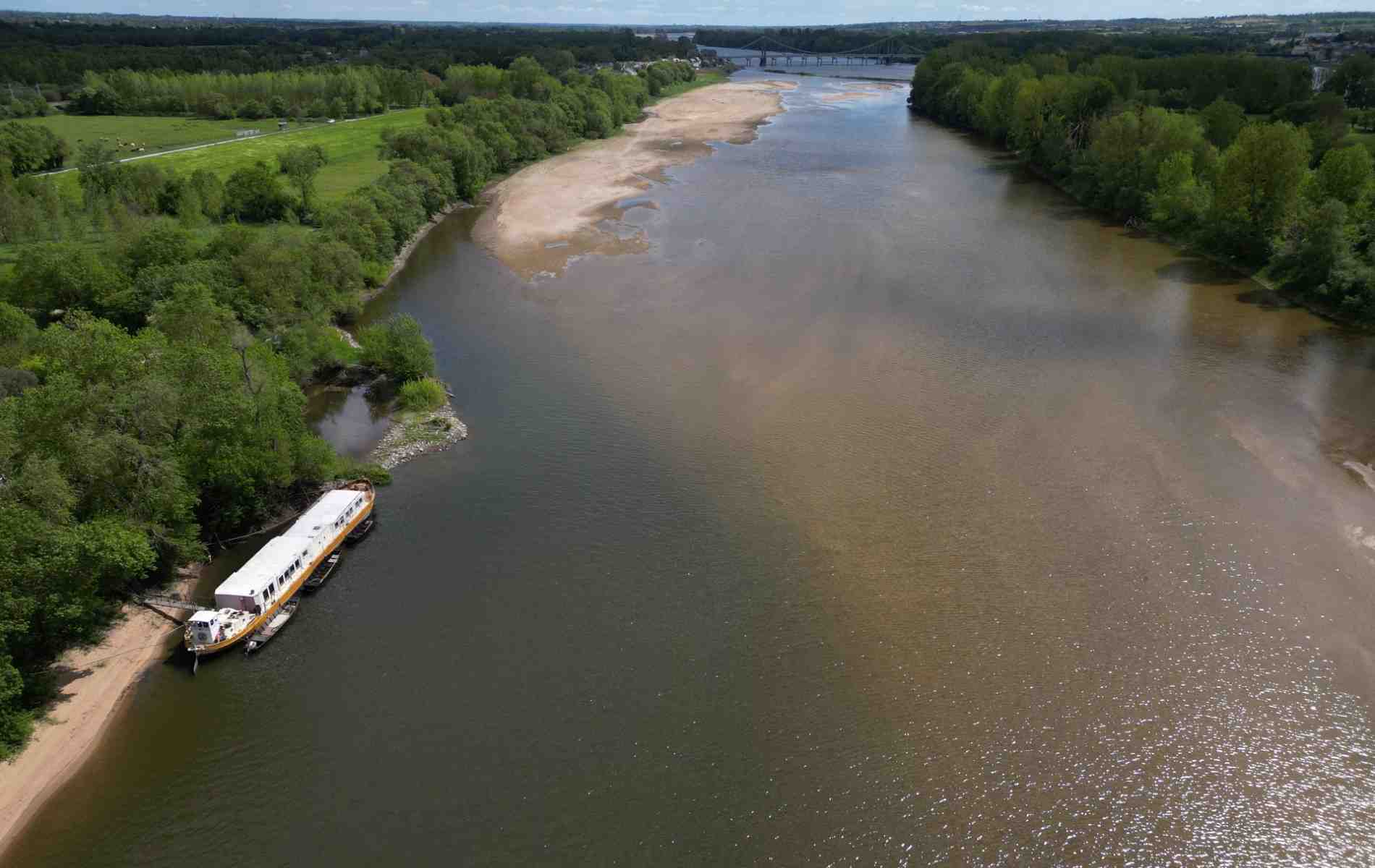 sécheresse quais de Loire