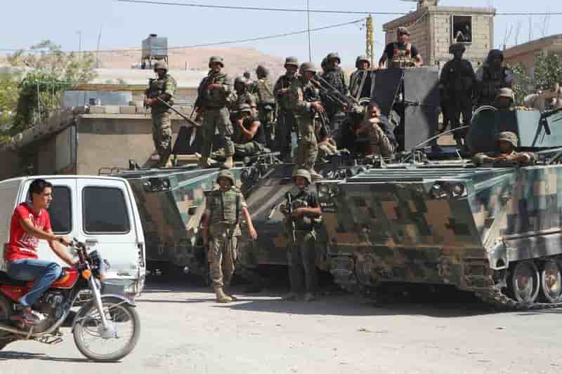 Echanges de tirs à la frontière syrienne, près d'Ersal au Liban