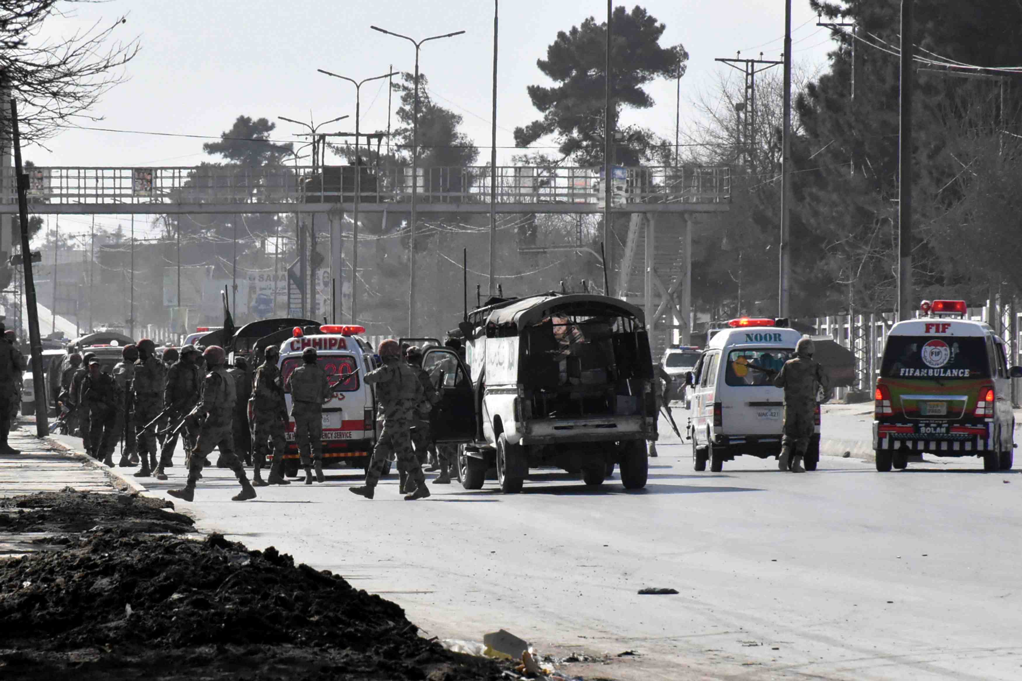 Pakistan: attaque d'une eglise a quetta, un mort et des blesses