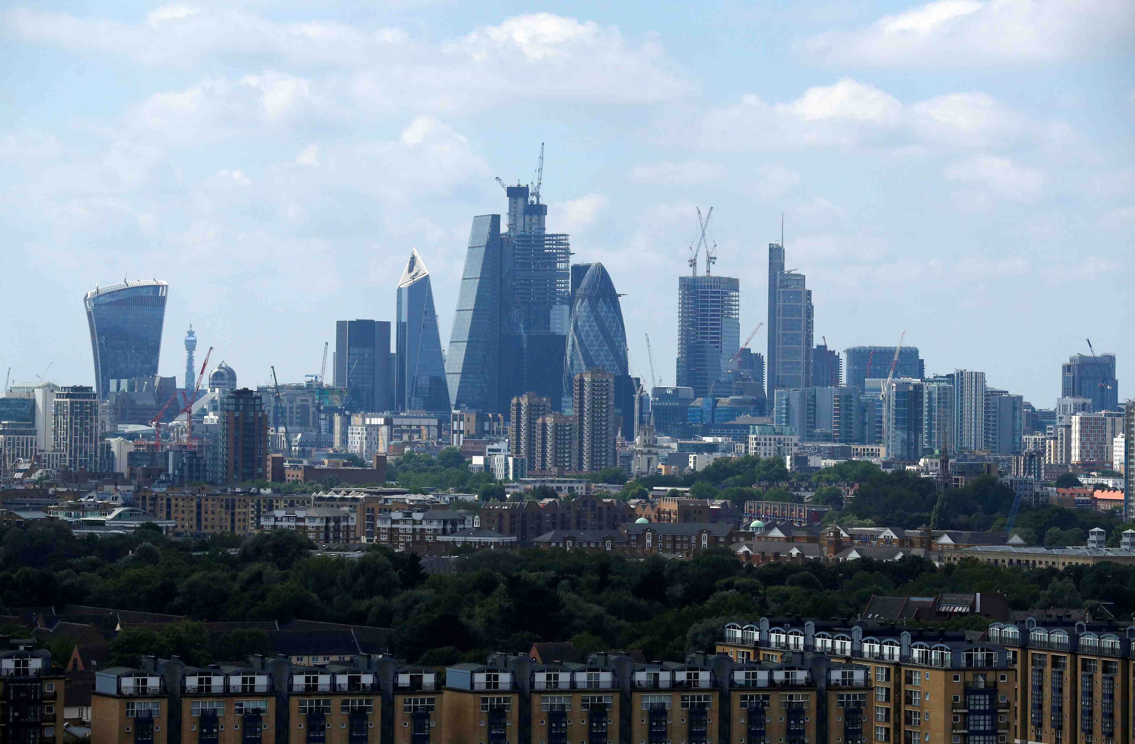 Brexit: la city pourrait perdre entre 3.500 et 12.000 emplois