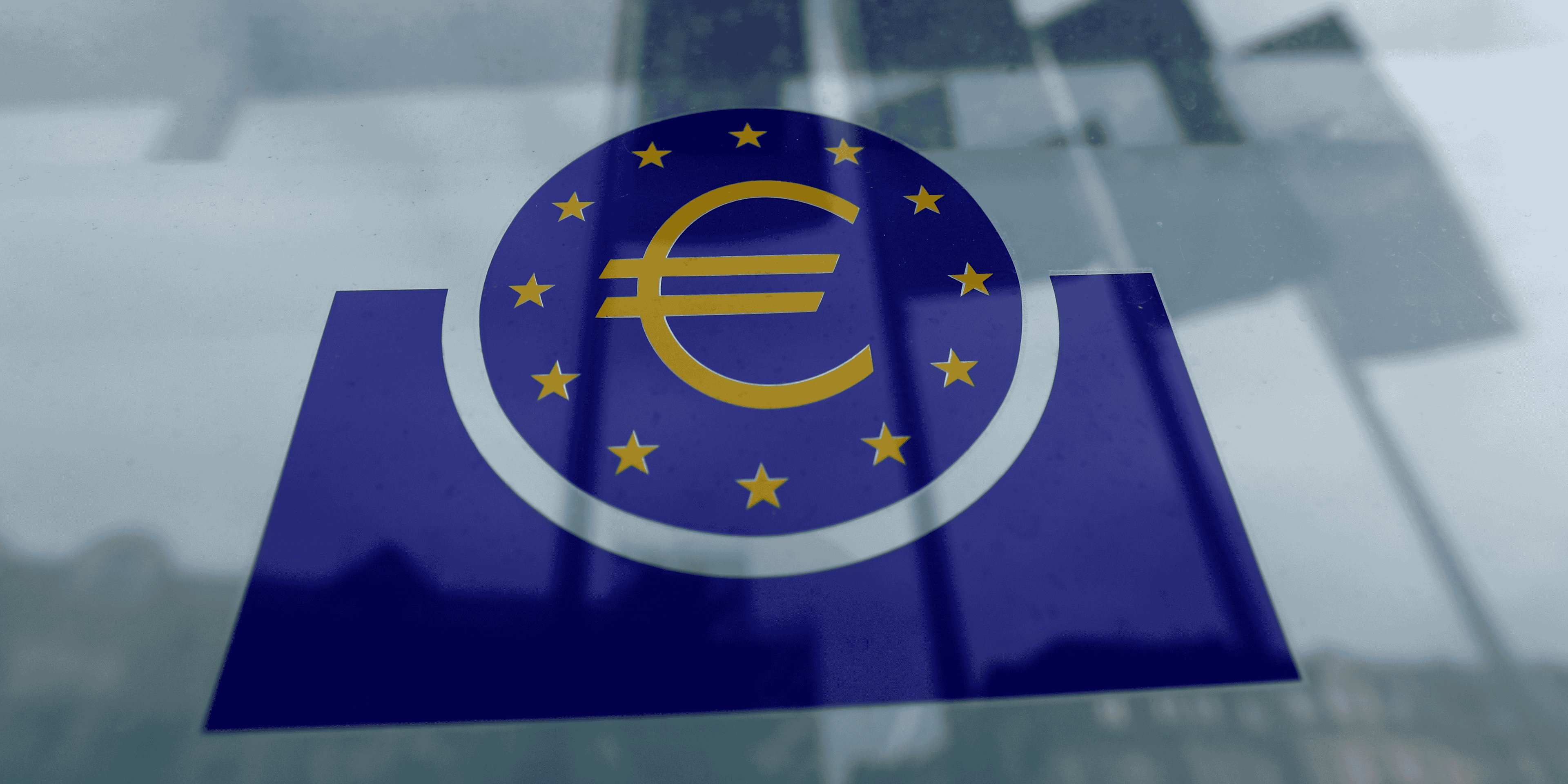 Photo d'archives du logo de la banque centrale europeenne (bce) a francfort