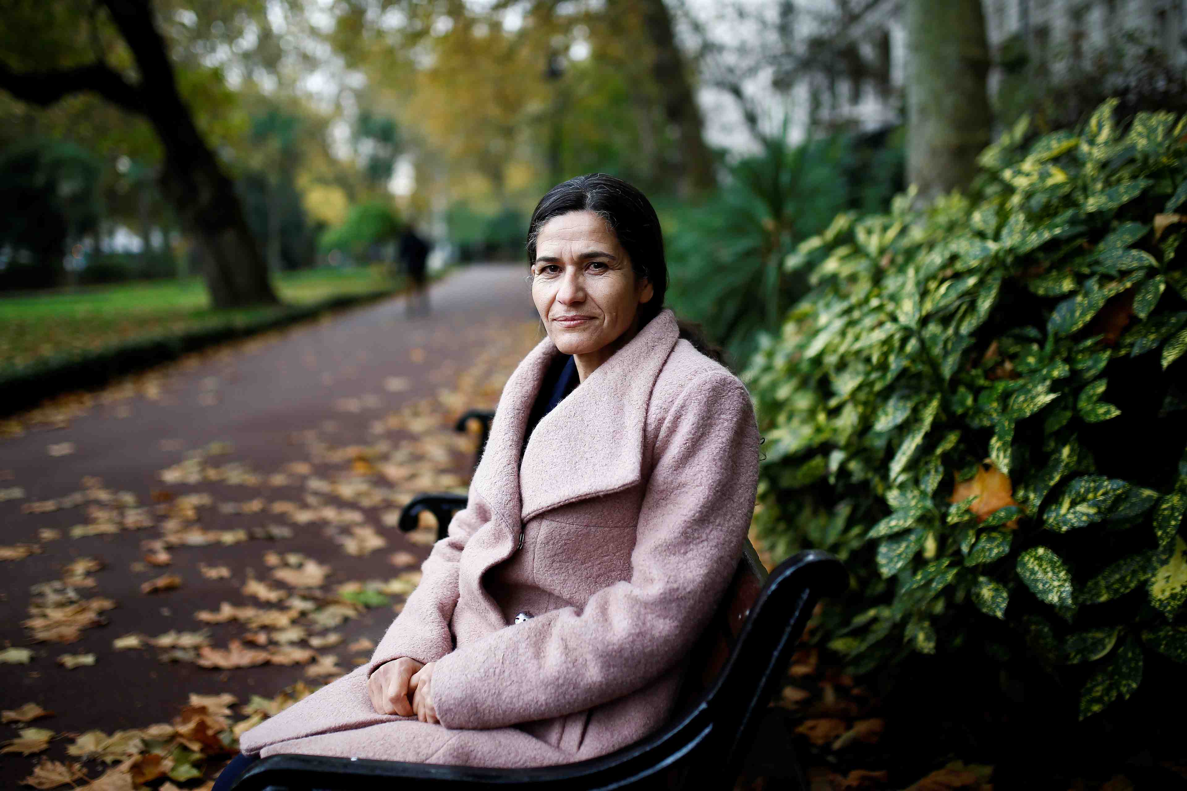 The president of the executive committee of the syrian democratic council ilham ahmed poses for a portrait in central london