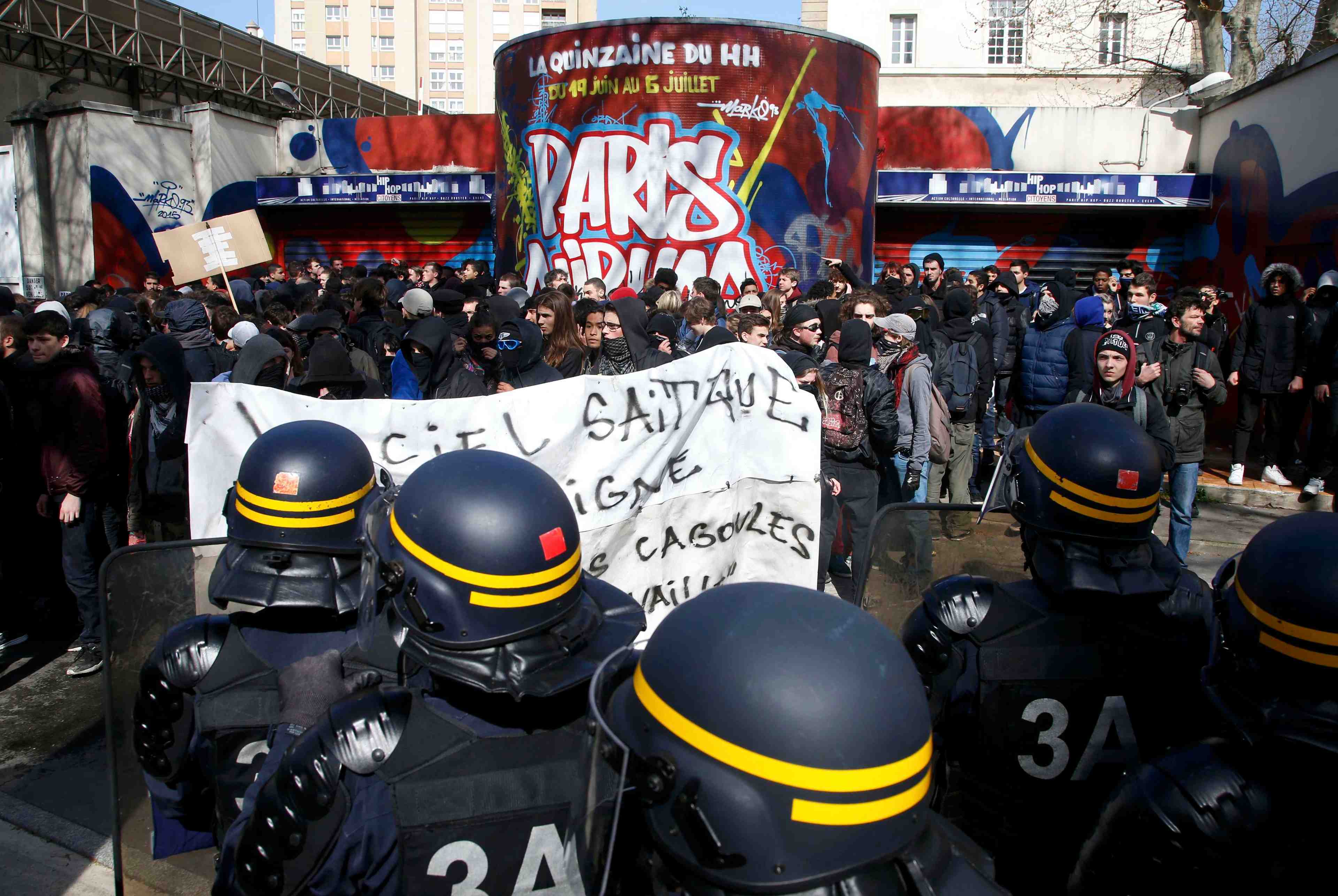 Nouvelle mobilisation des lyceens et etudiants contre la loi travail