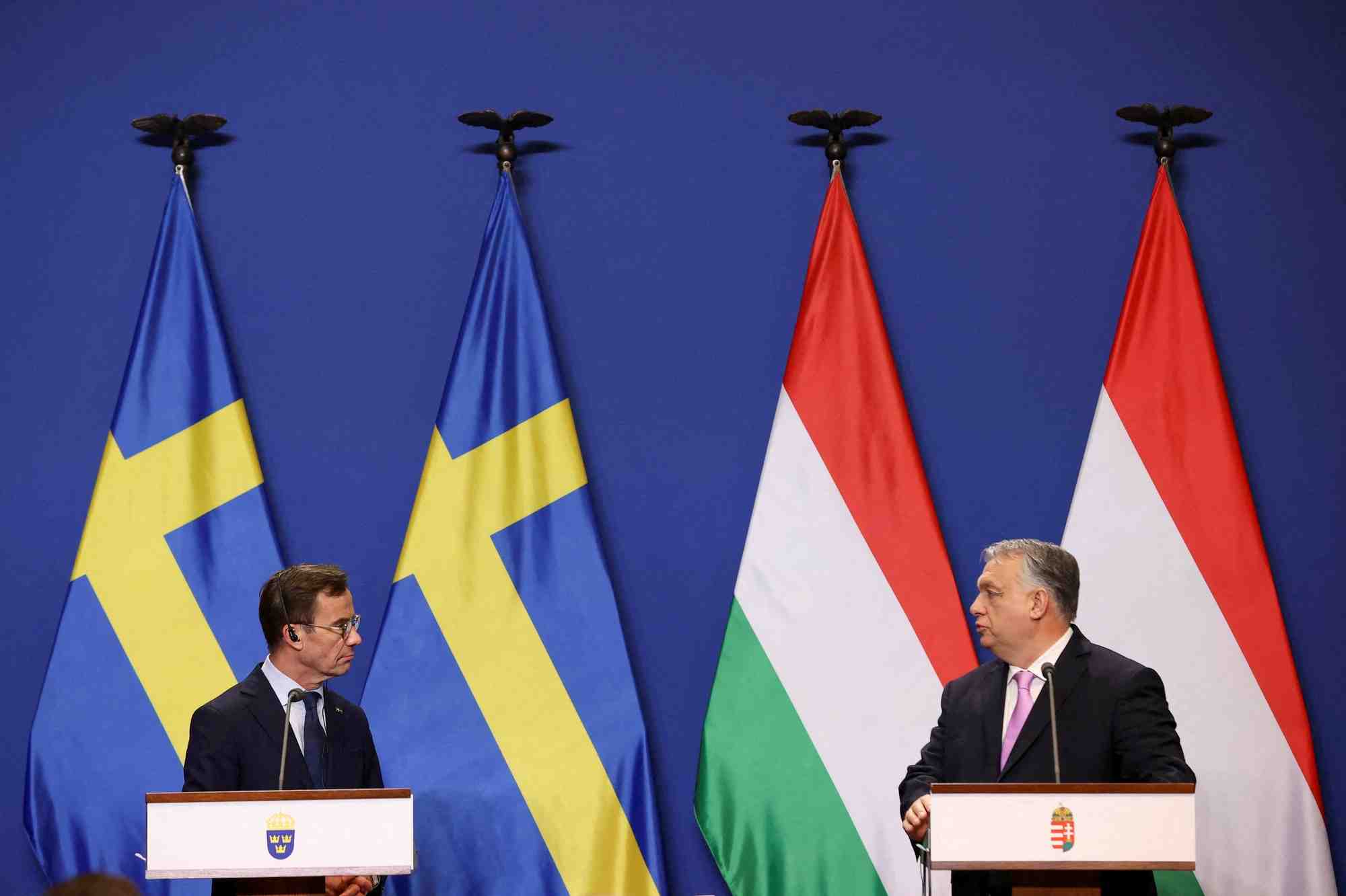 Vendredi, le Premier ministre suédois, Ulf Kristersson, s'est rendu à Budapest pour y rencontrer son homologue hongrois, Viktor Orban.