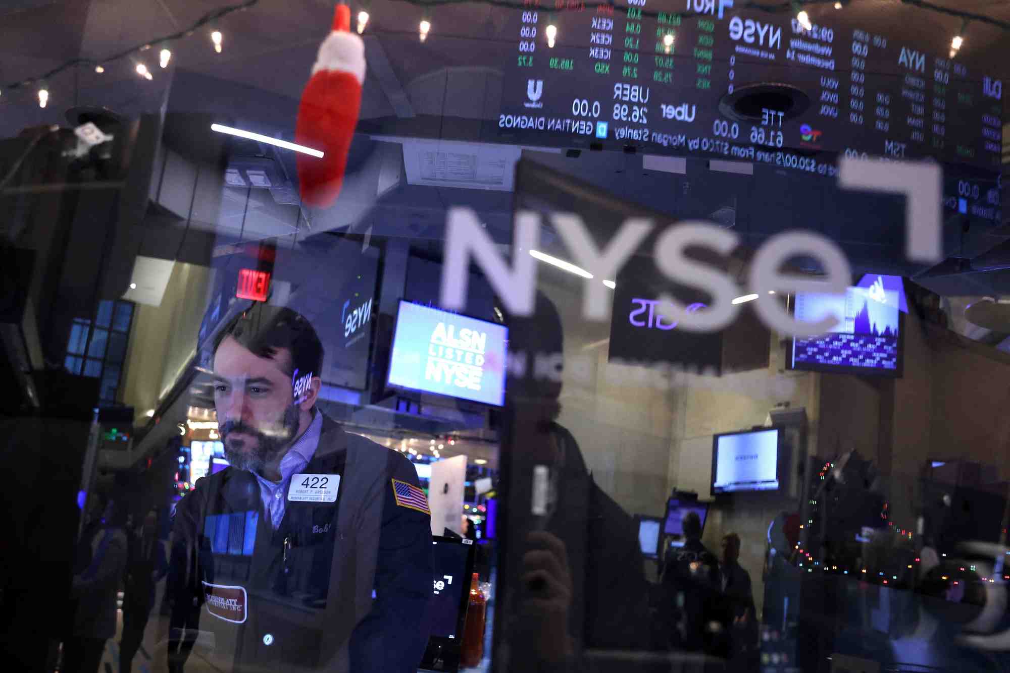 A la bourse de new york